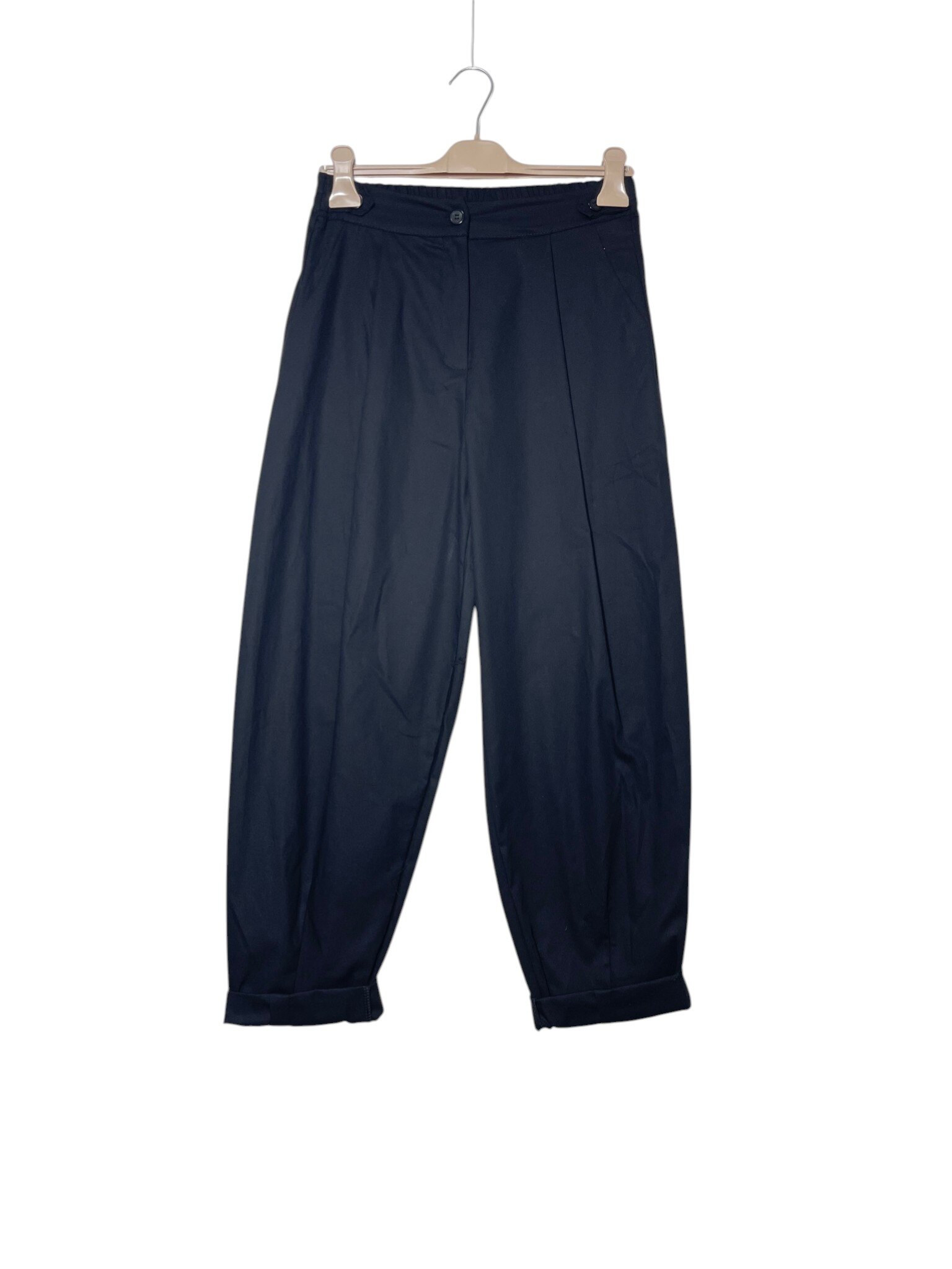 Grossista Elegance - Pantalone puro cotone baggy fit, elastico in vita