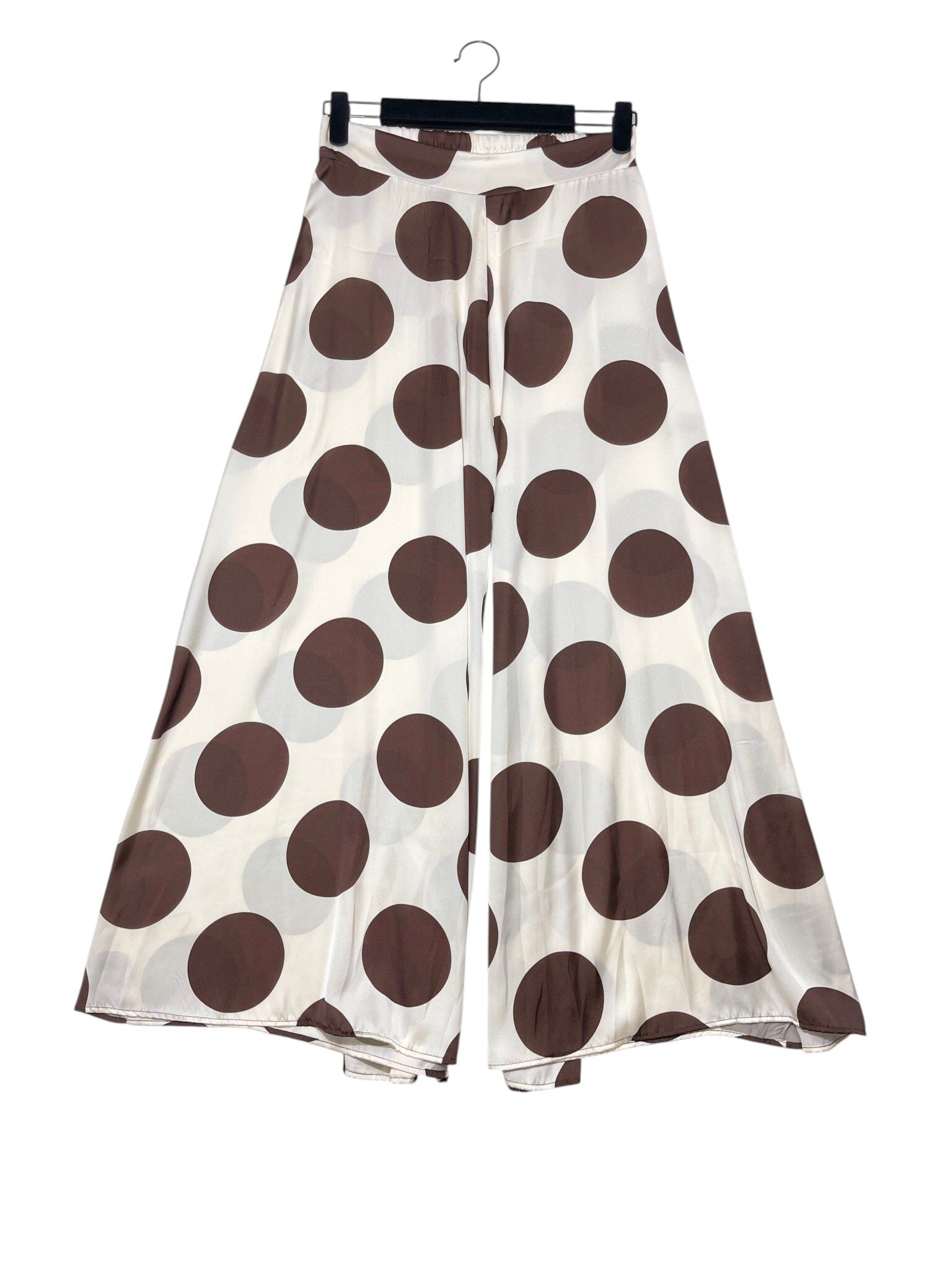 Grossista Elegance - Pantalone largo a palazzo a pois