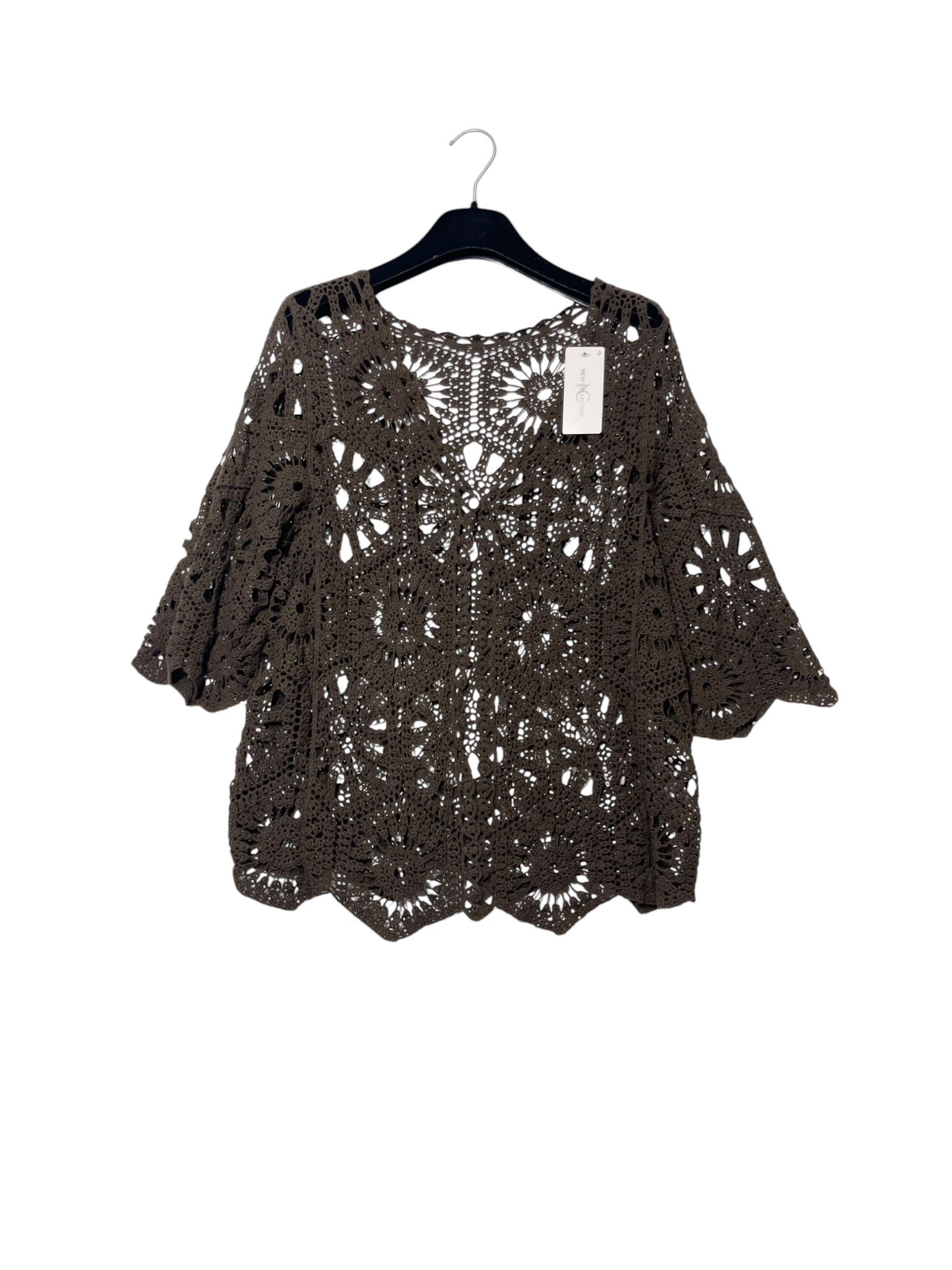 Mayorista Elegance - Cárdigan oversize de ganchillo