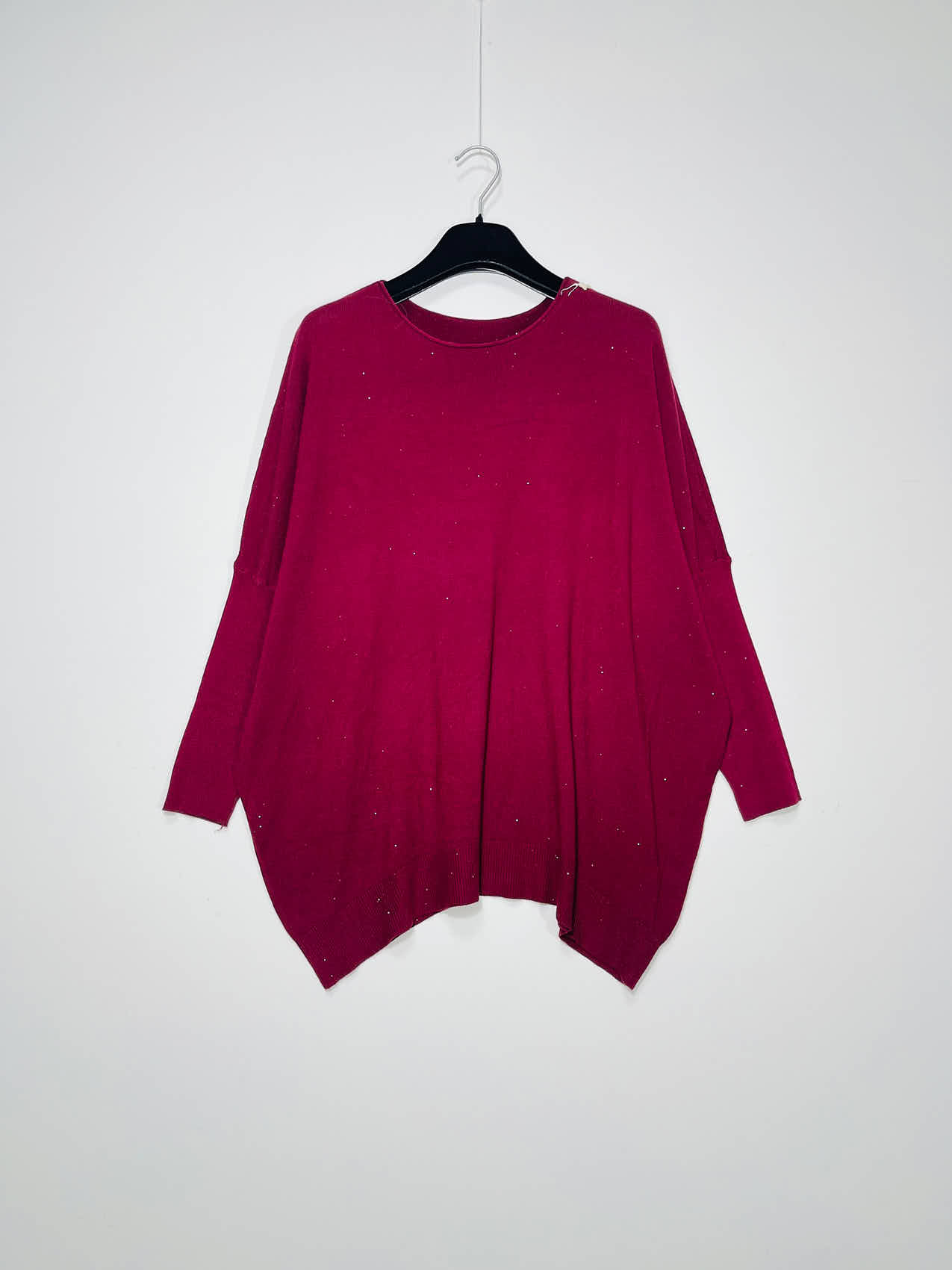 Pull Kaki Avec Paillettes Dorées - Taille Unique Femme - Occasion Très Bon état