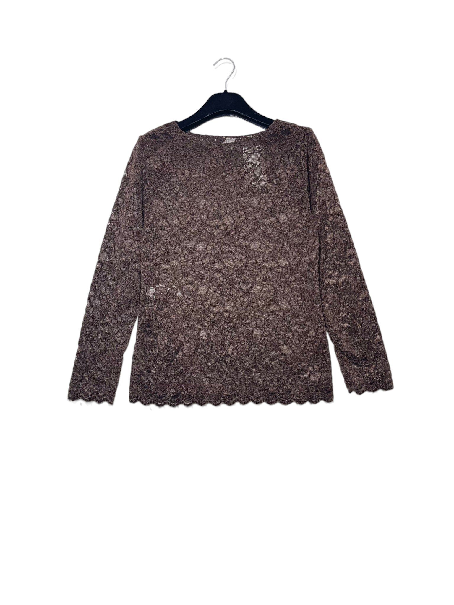 Wholesaler Elegance - Stretch velvet lace top