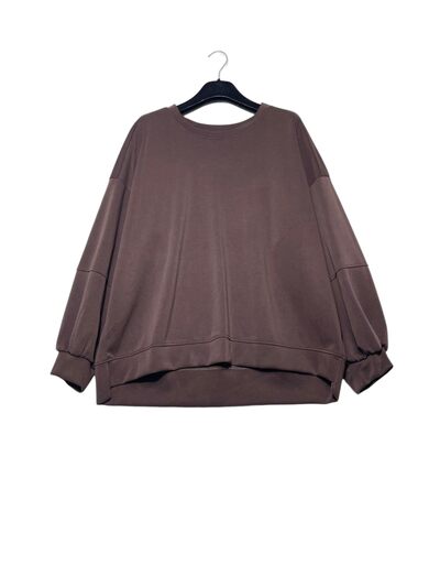 Grossiste Elegance - Sweat-shirt grande taille avec coutures sur les manches Grossiste Elegance - Sweat-shirt grande taille avec coutures sur les manches