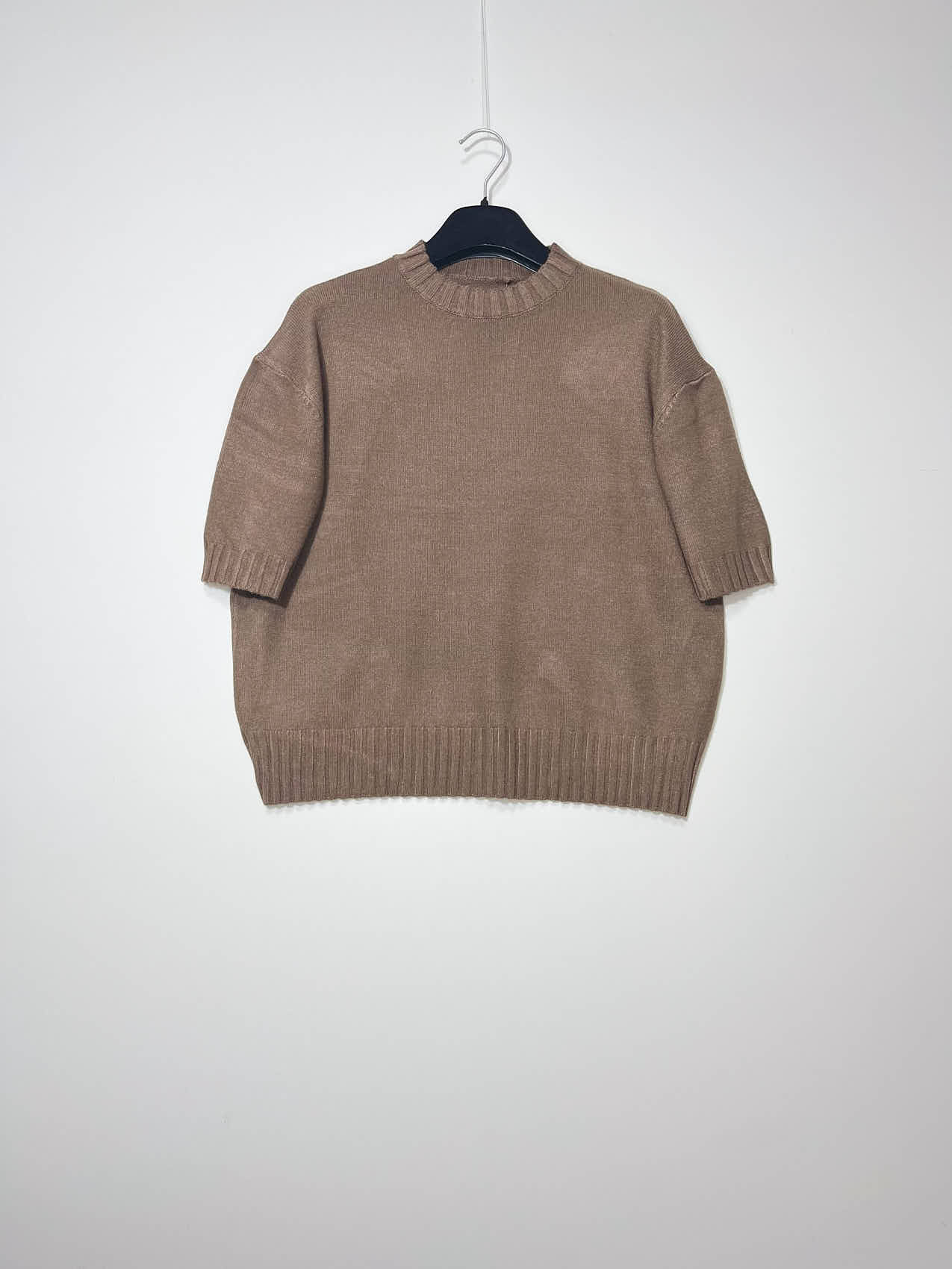 Großhändler Elegance - Rundhals-Pullover mit Dreiviertelärmeln