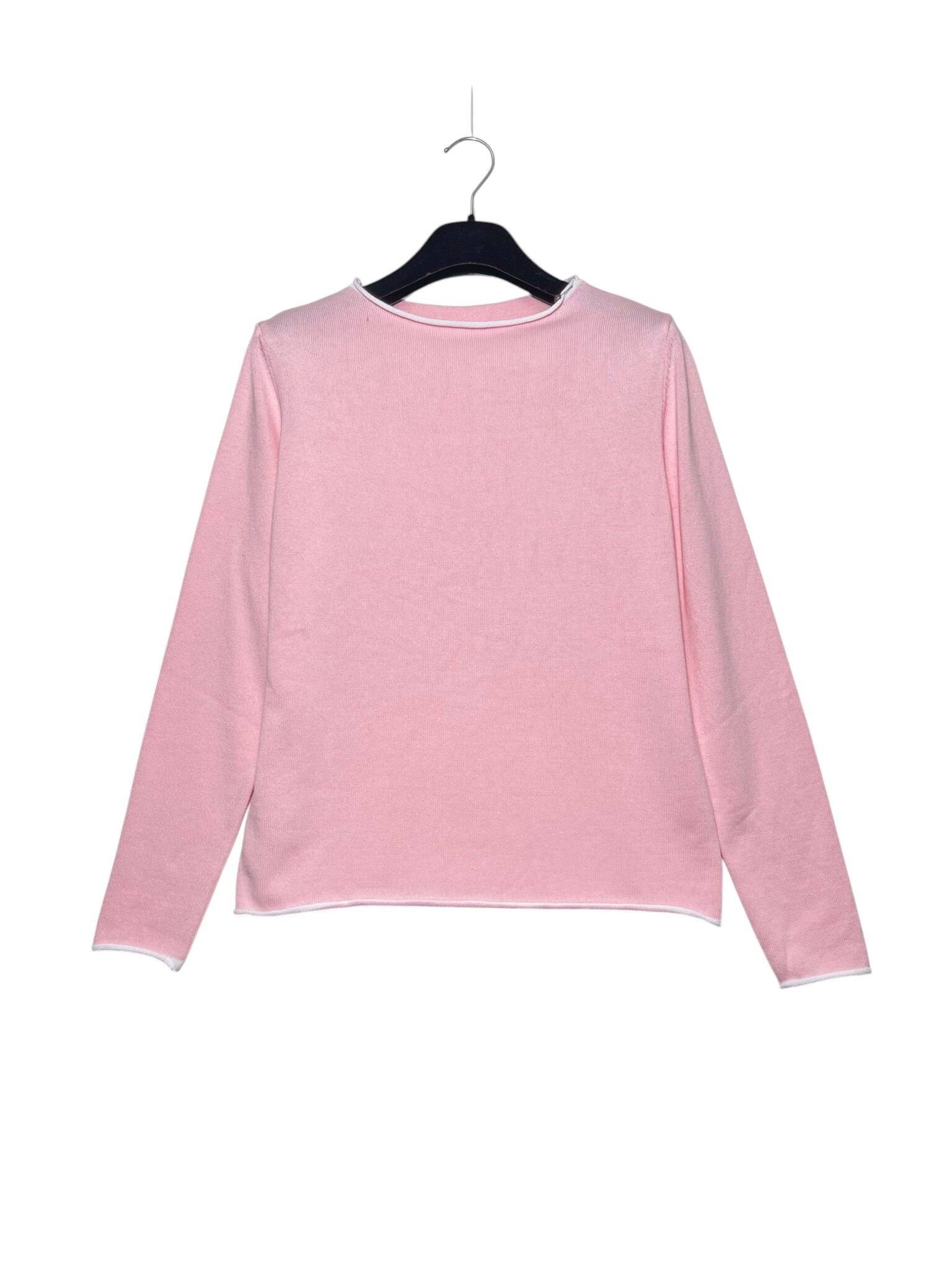 Wholesaler Elegance - Two-tone pure cotton sweater