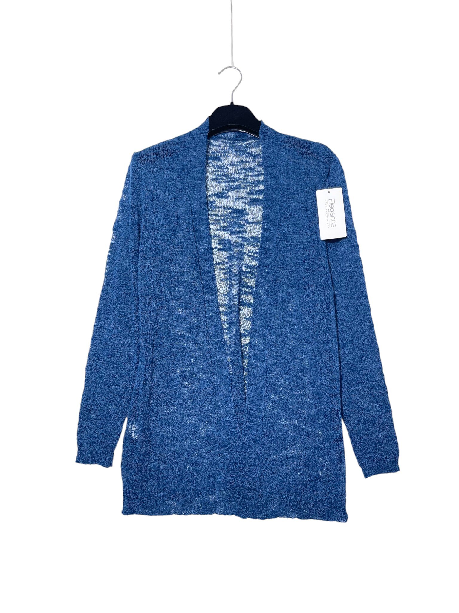 Wholesaler Elegance - Open-knit speckled cardigan
