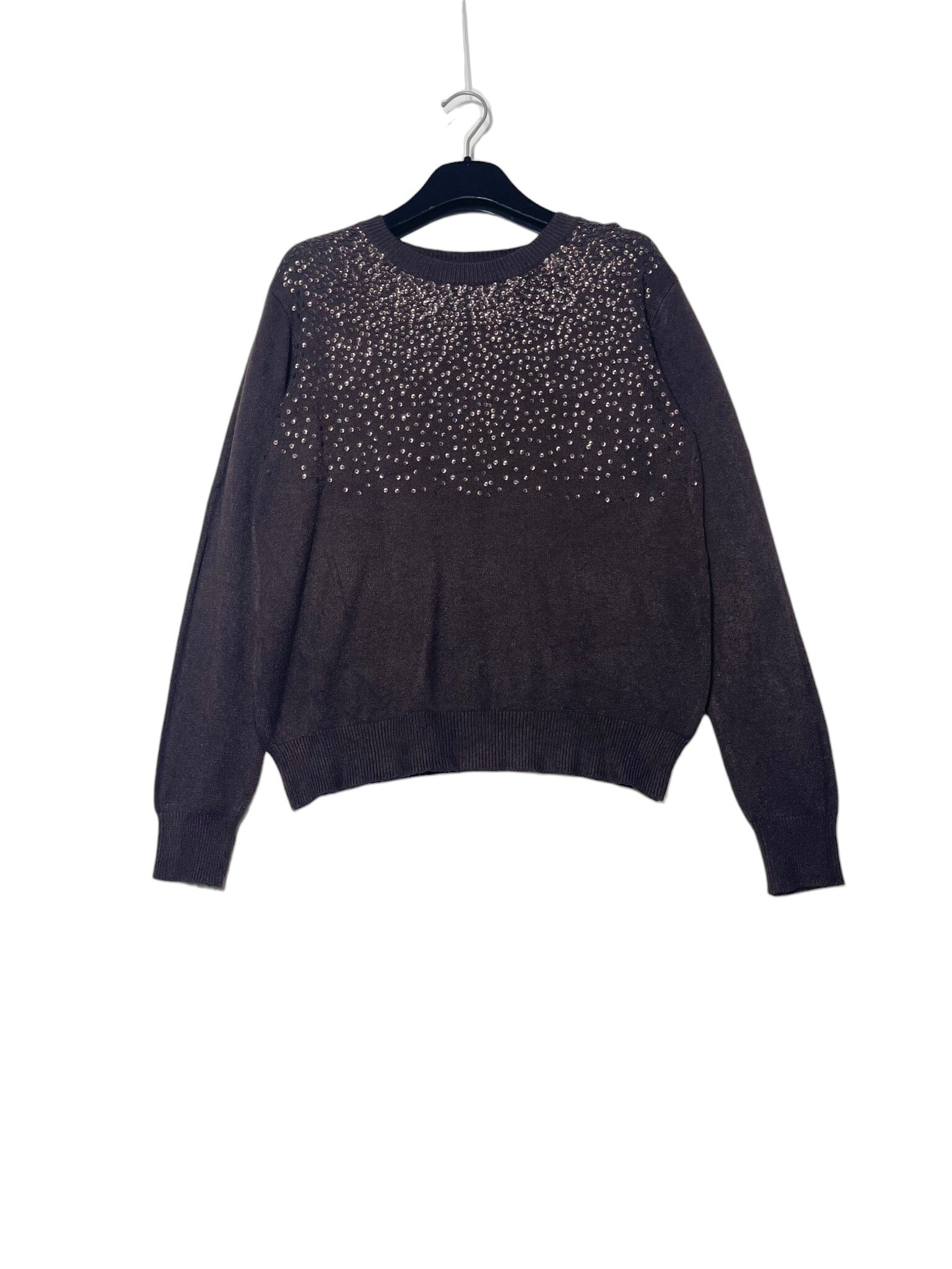 Wholesaler Elegance - Crew neck sweater with sequins
