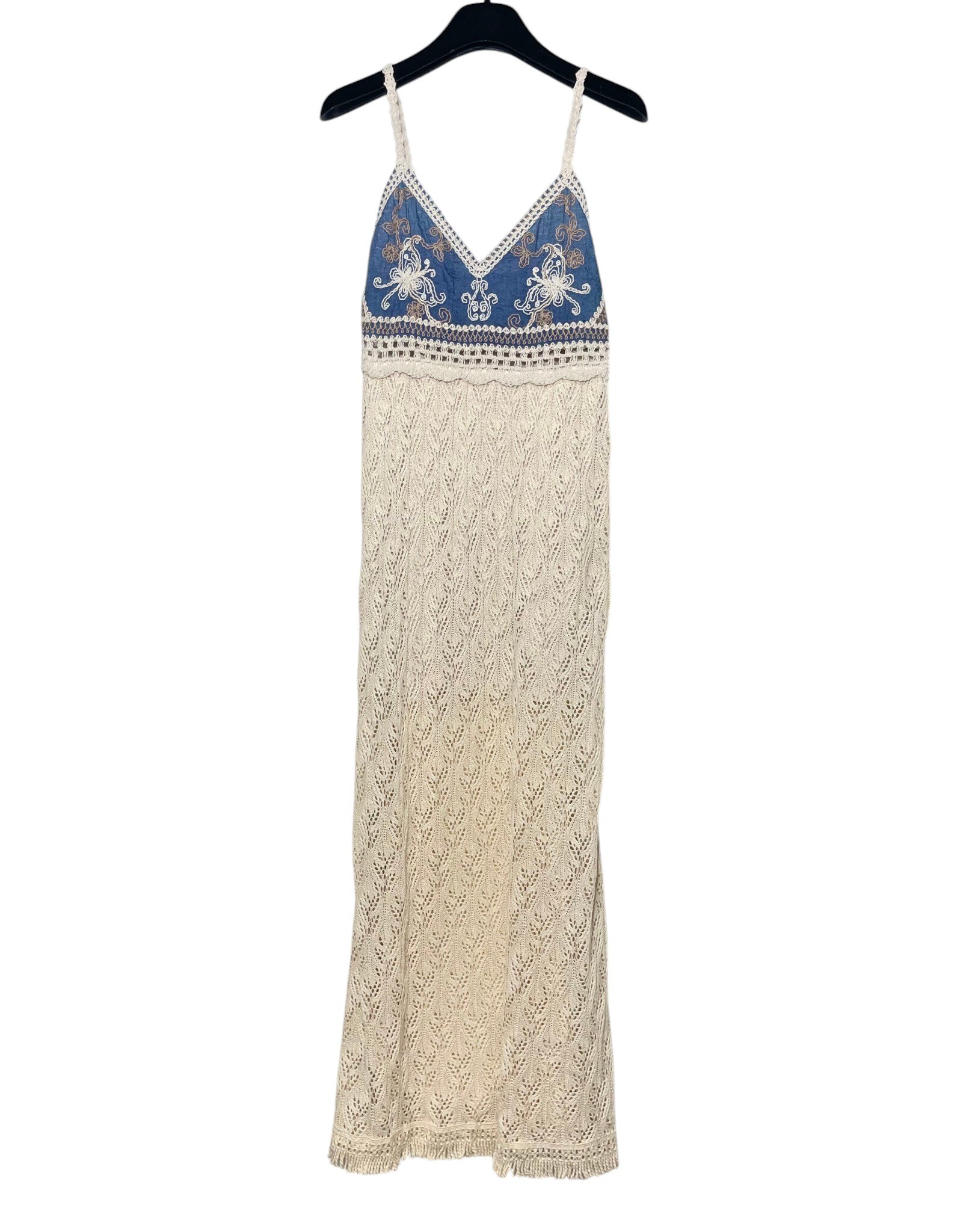 Mayorista Elegance - Vestido largo de crochet