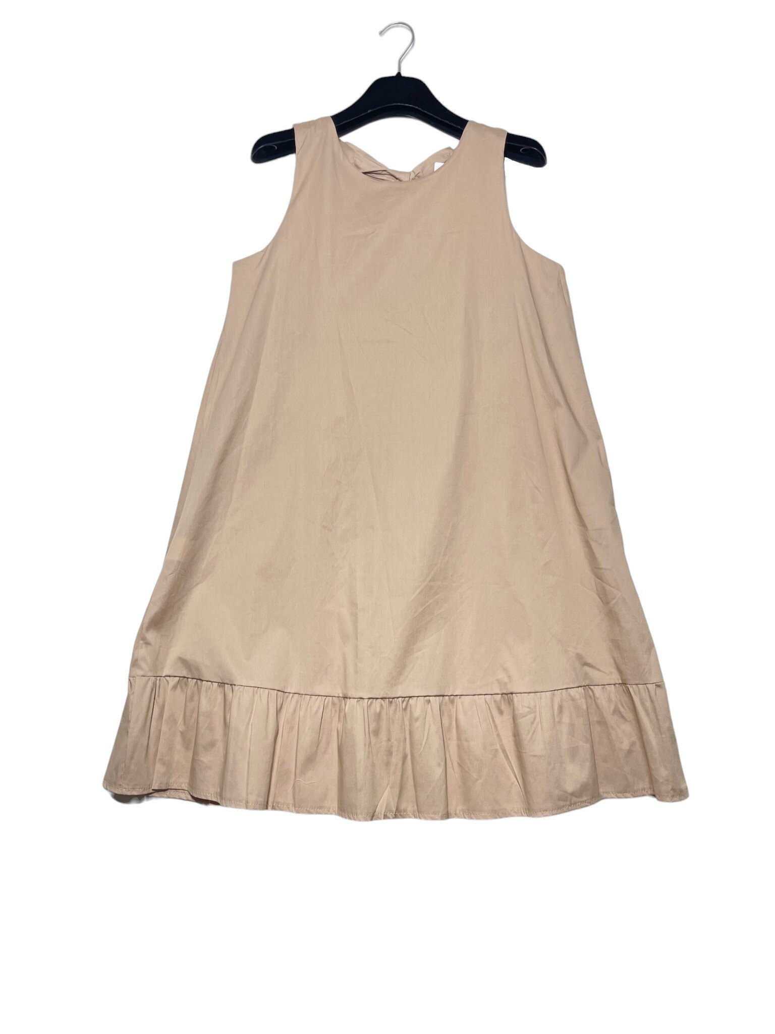 Mayorista Elegance - Vestido sin mangas con lazo en la espalda y volantes en la parte inferior