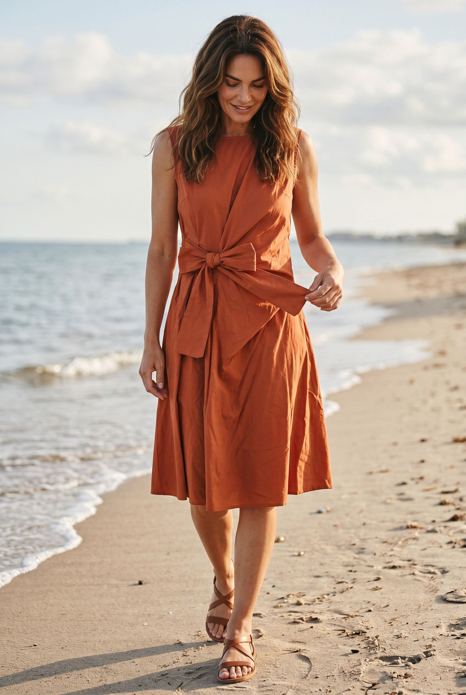 Wholesaler Elegance - Sleeveless dress with side bow