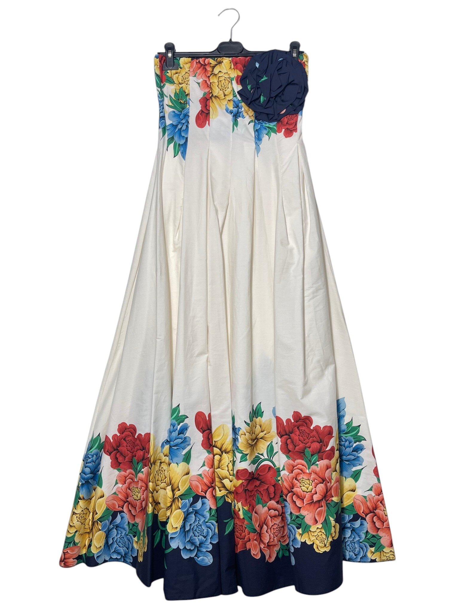 Mayorista Elegance - Vestido con banda, pinzas y broche rosa