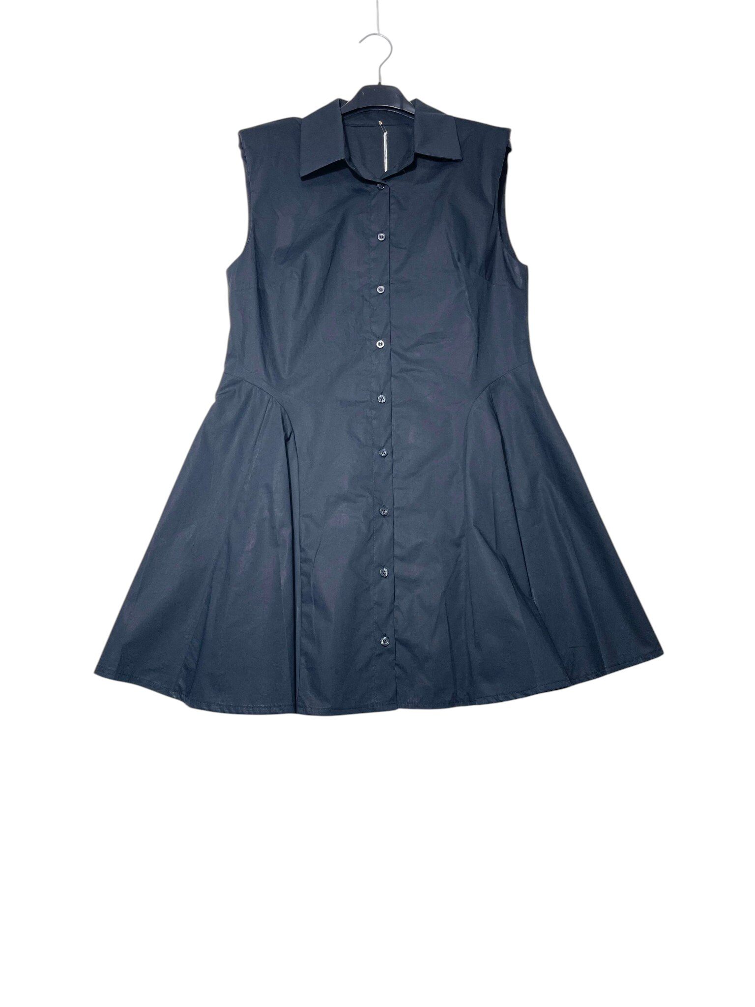 Wholesaler Elegance - Flared shirt dress with straps