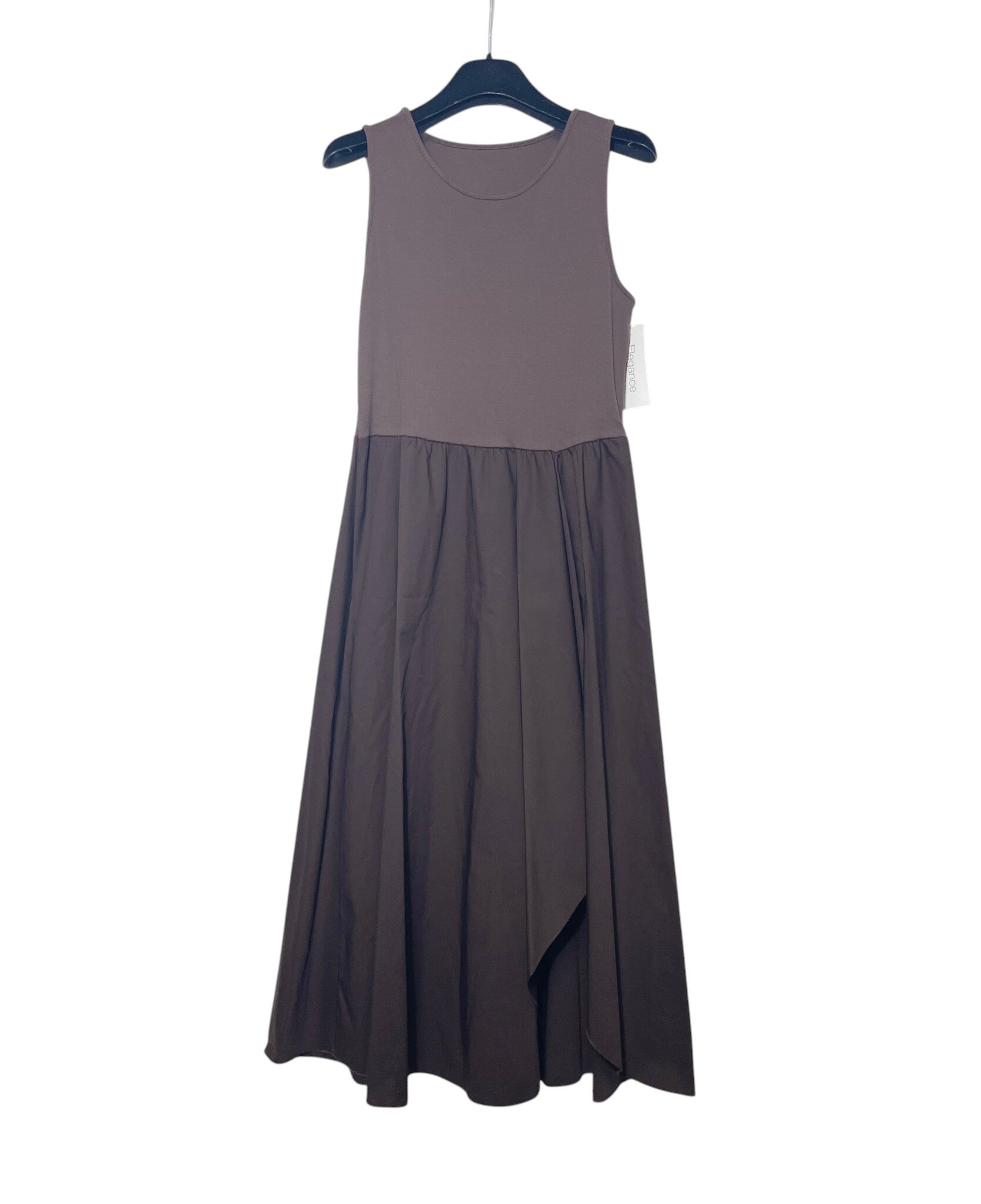 Großhändler Elegance - Ärmelloses Kleid mit asymmetrischem Rock