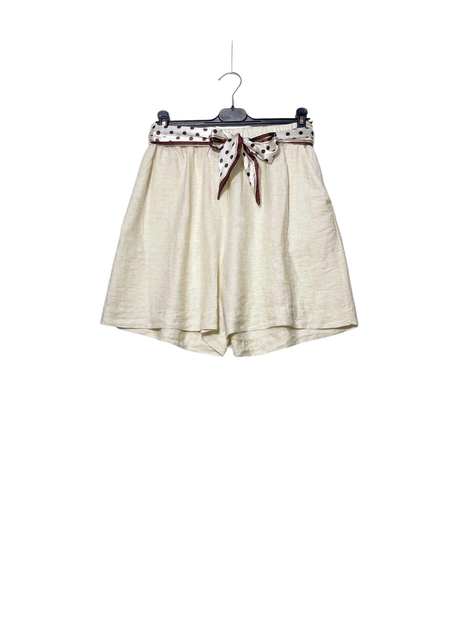 Grossista Elegance - Shorts elastico in vita con foulard