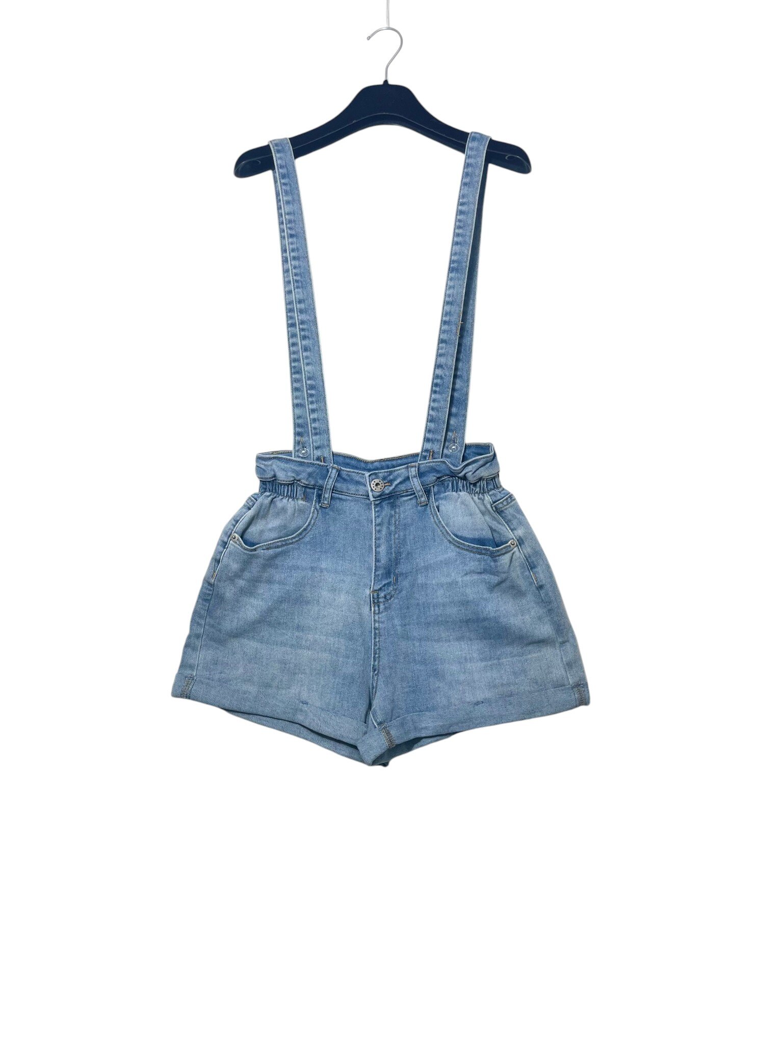 Wholesaler Elegance - Denim dungarees with shorts