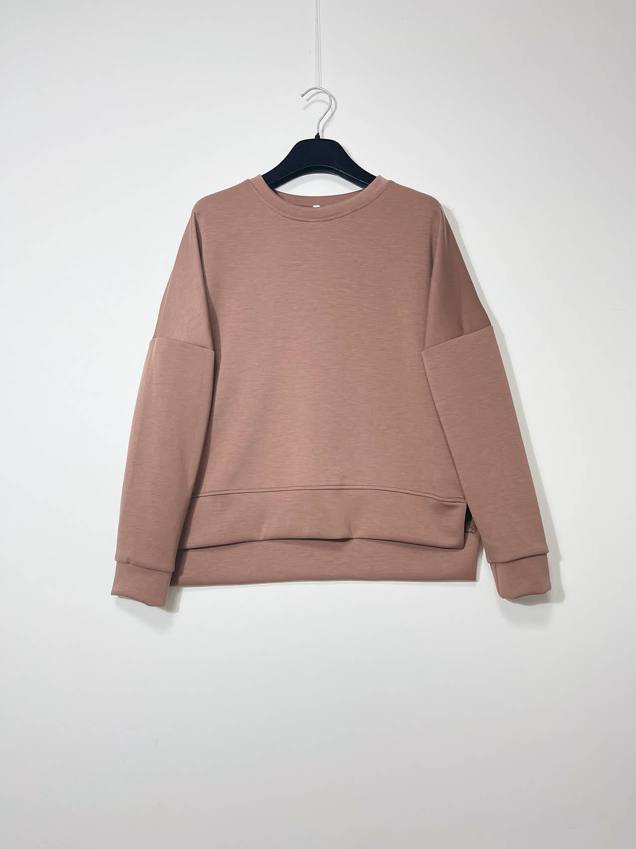 Grossiste Elegance - Sweat-shirt col rond avec fentes latérales
