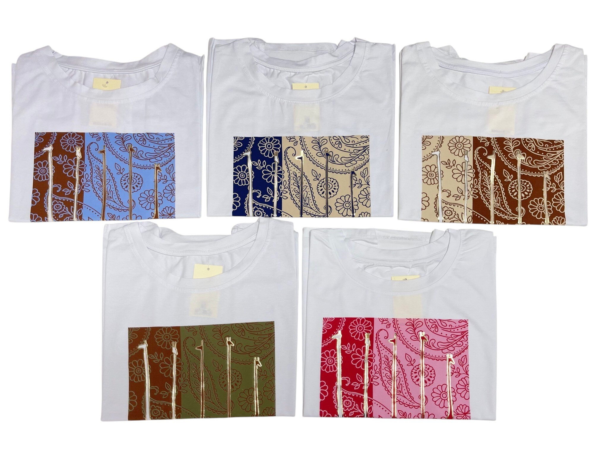 Wholesaler Elegance - Oversized T-shirt with giraffe print