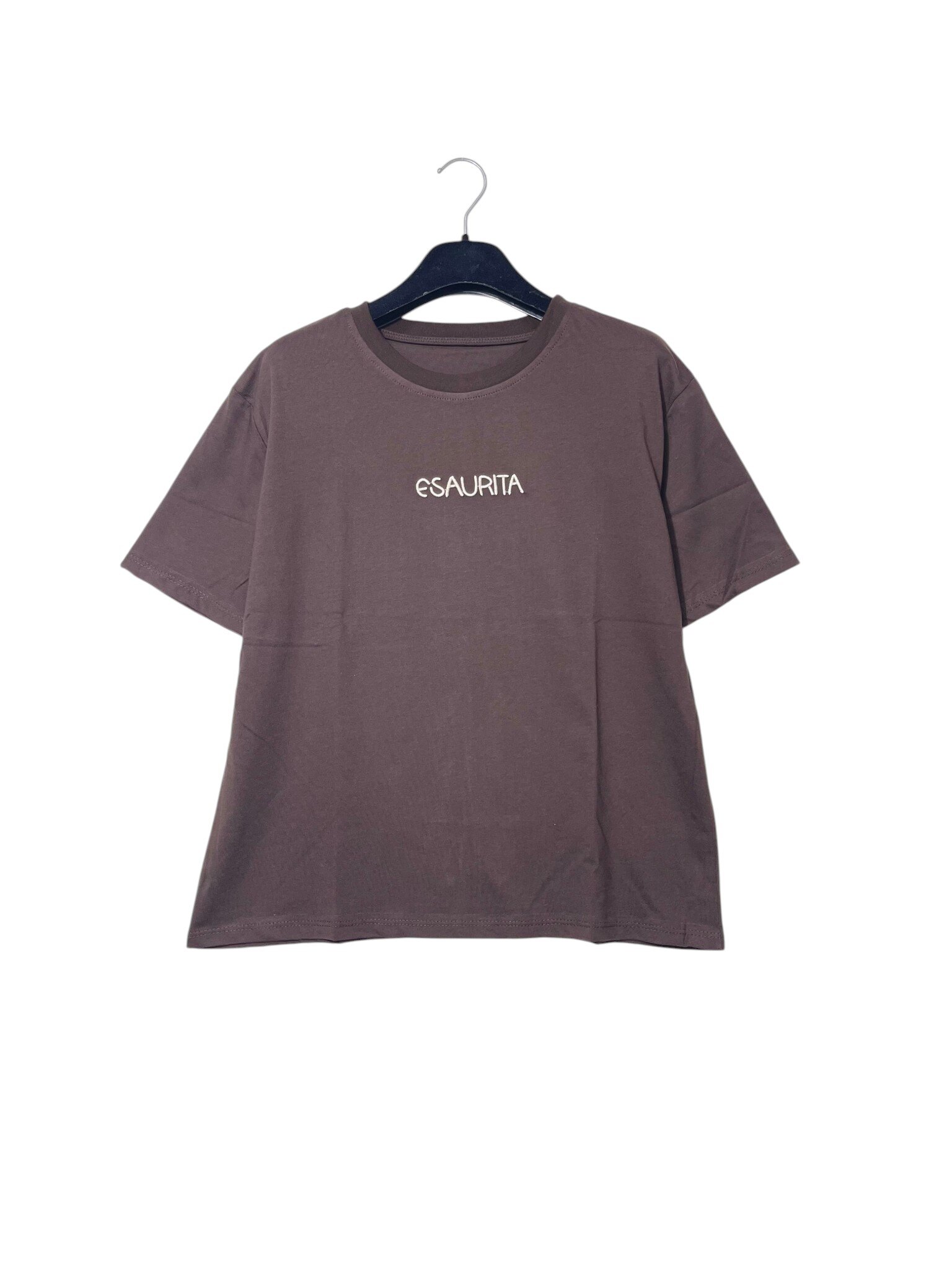 Mayorista Elegance - Camiseta de algodón puro con inscripción bordada AGOTADO