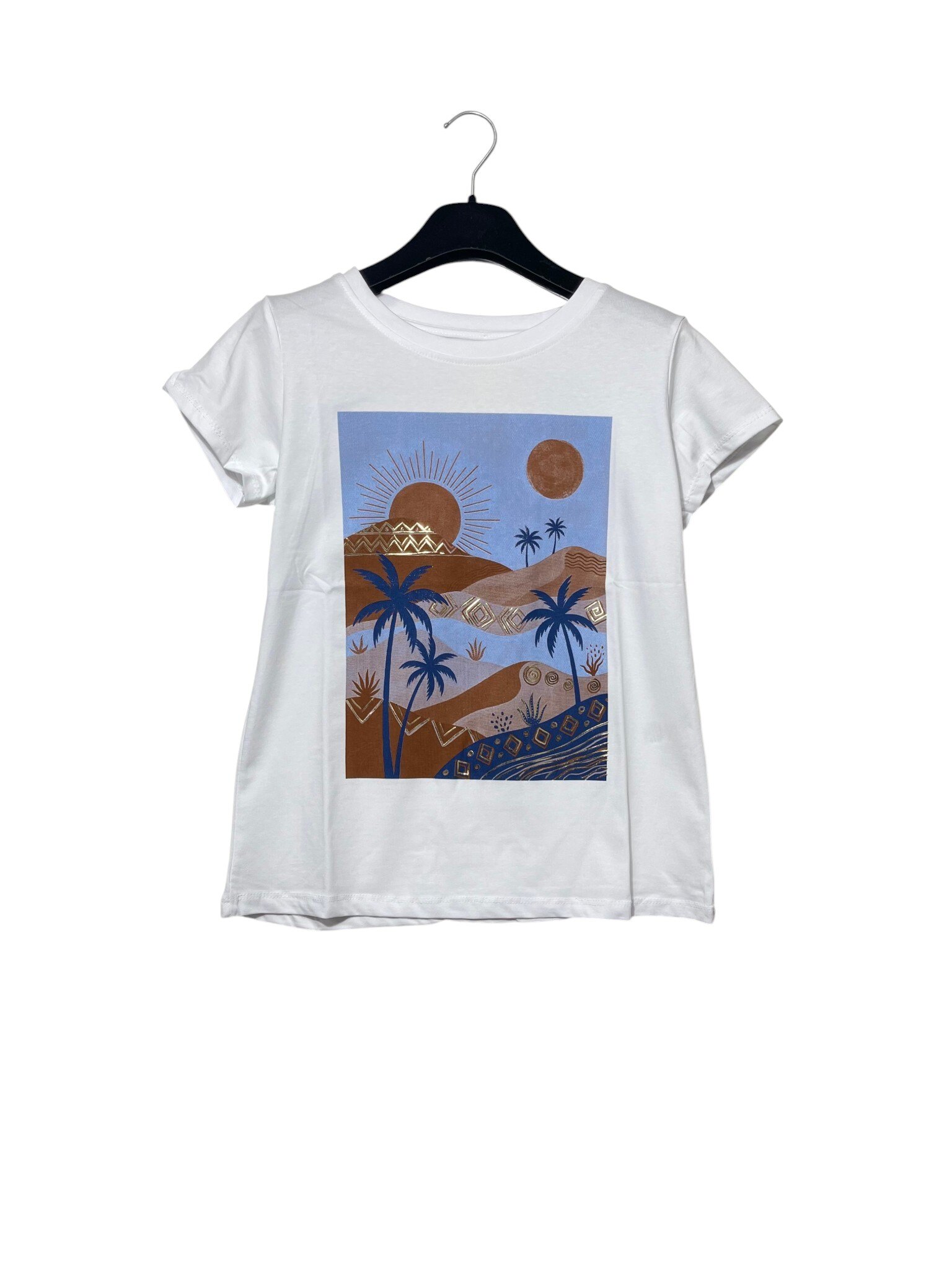 Wholesaler Elegance - Slim-fit T-shirt with sunset print