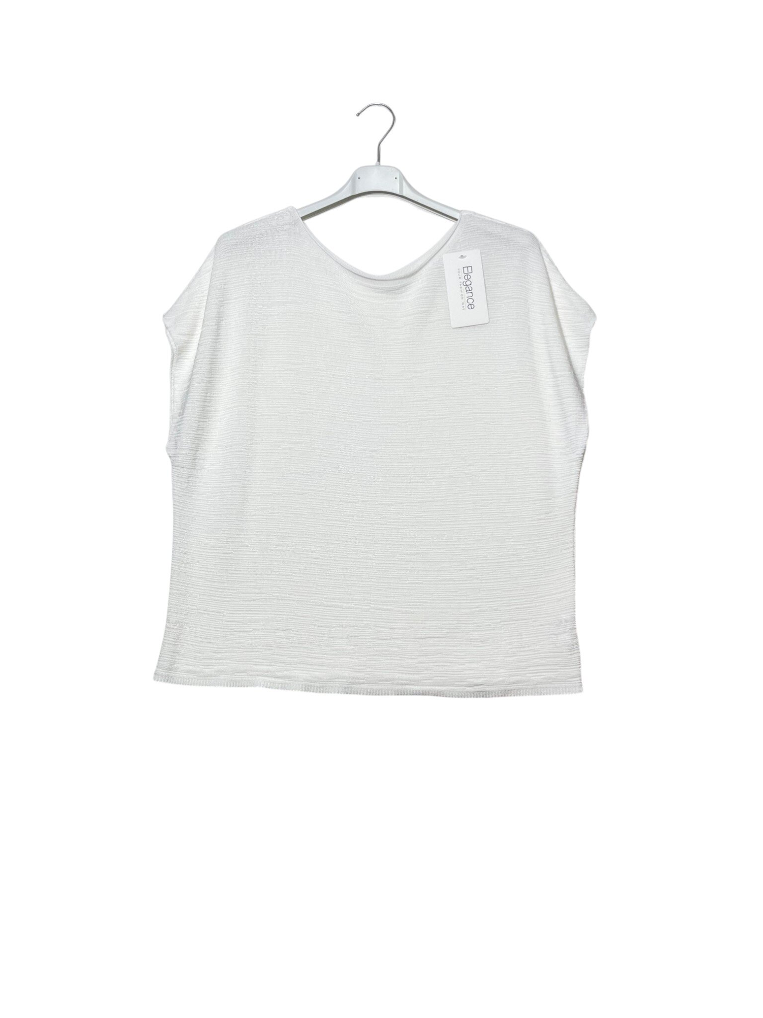 Grossiste Elegance - T-shirt en viscose à manches courtes