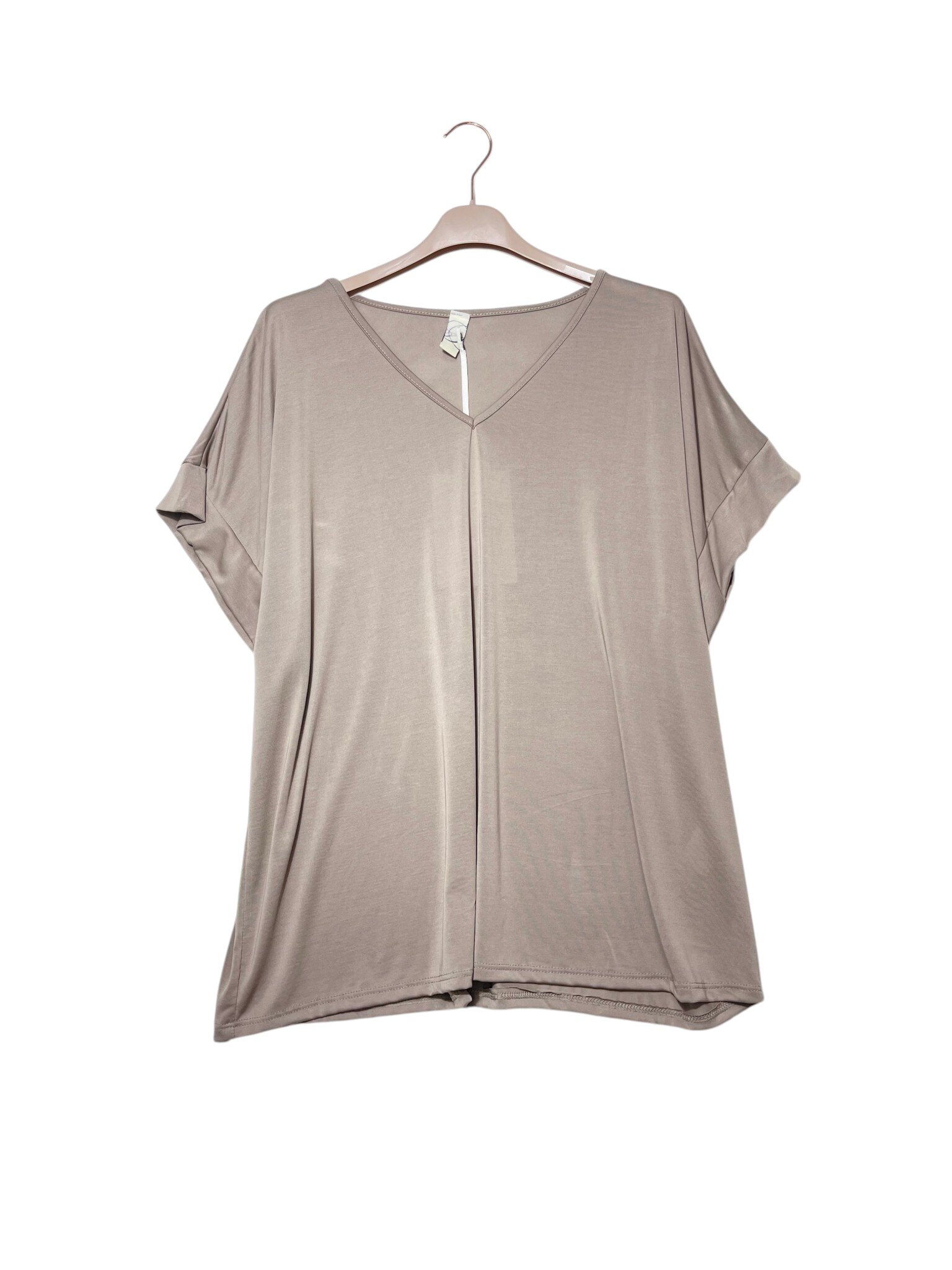 Wholesaler Elegance - Plus size V-neck t-shirt
