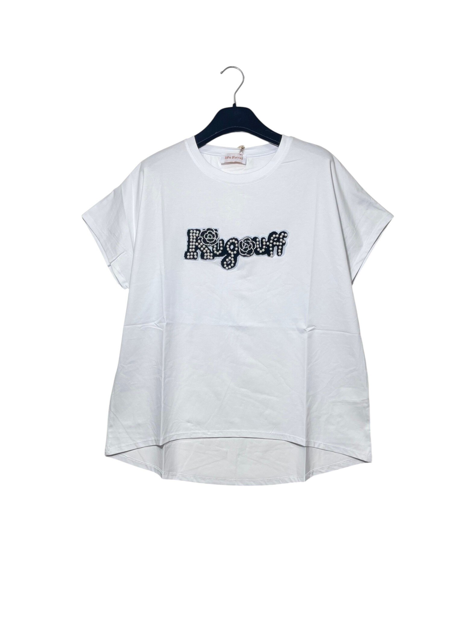 Wholesaler Elegance - Oversized T-shirt with pearl lettering