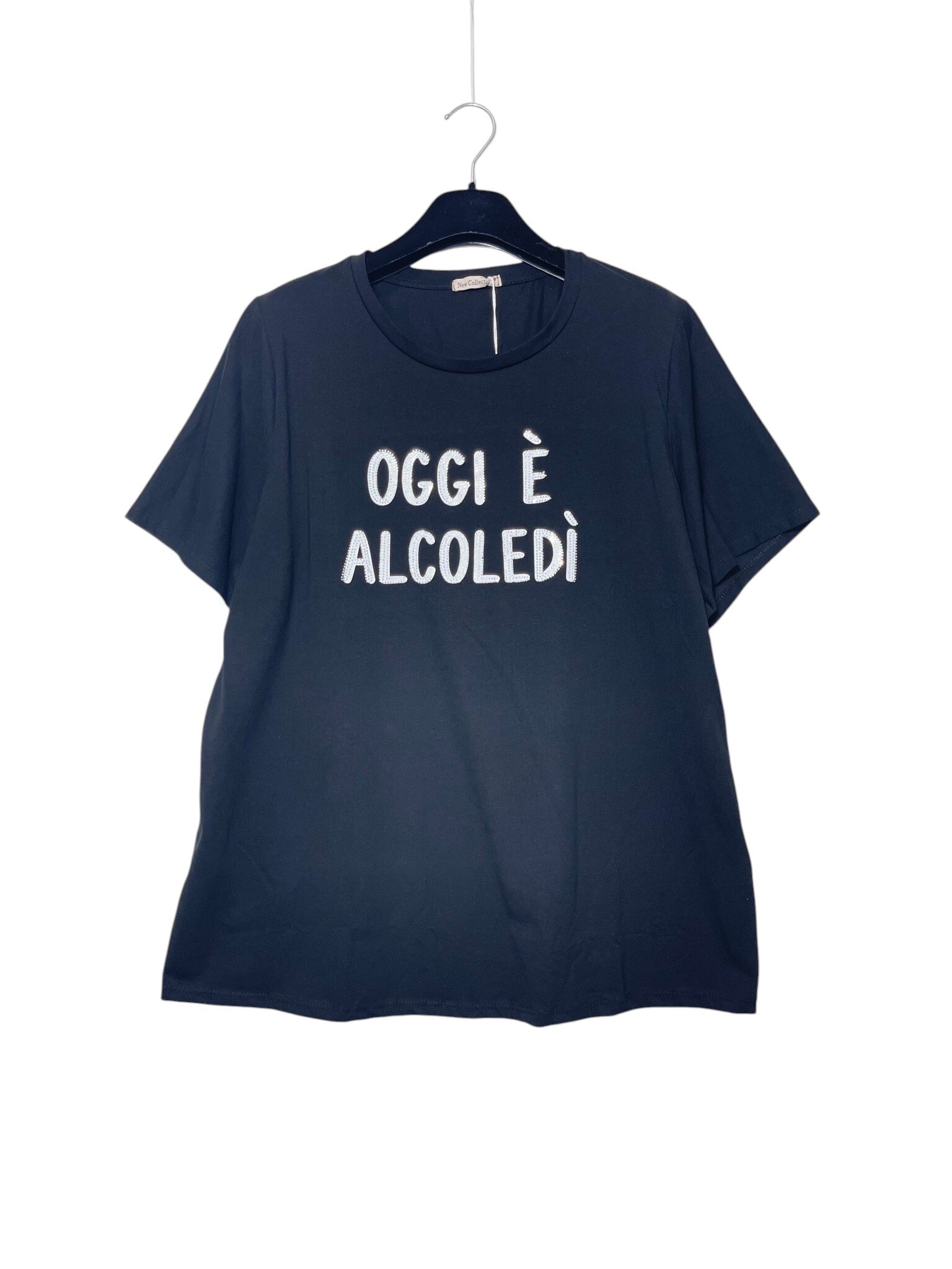 Mayorista Elegance - Camiseta de talla grande con la inscripción HOY ES ALCOLEDÌ