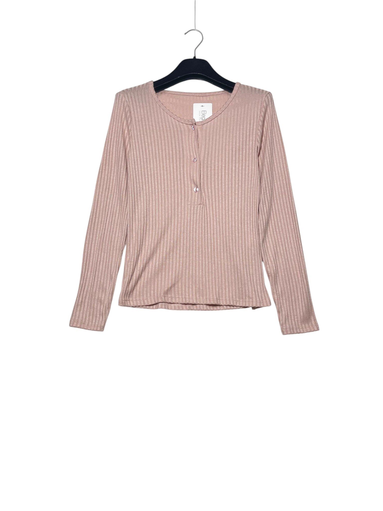 Grossiste Elegance - T-shirt côtelée avec boutons