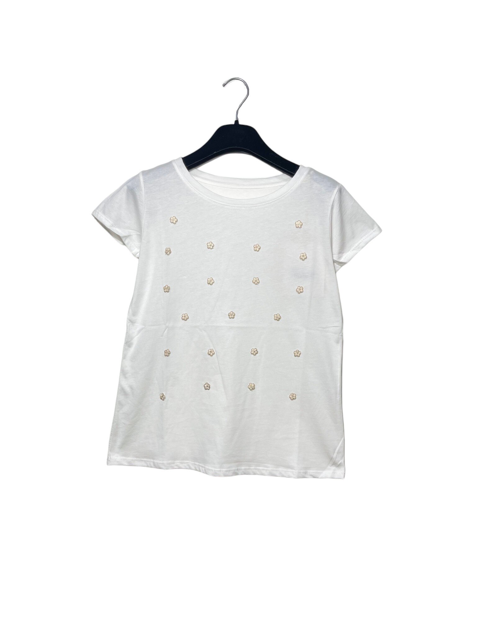 Mayorista Elegance - Camiseta con bordados florales