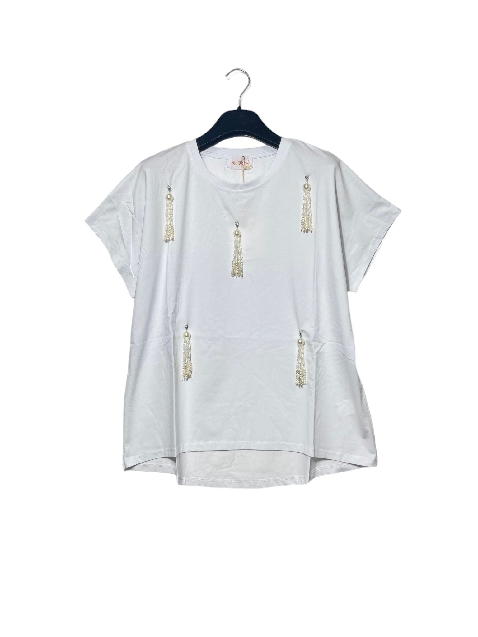 Wholesaler Elegance - Oversized T-shirt with pearls