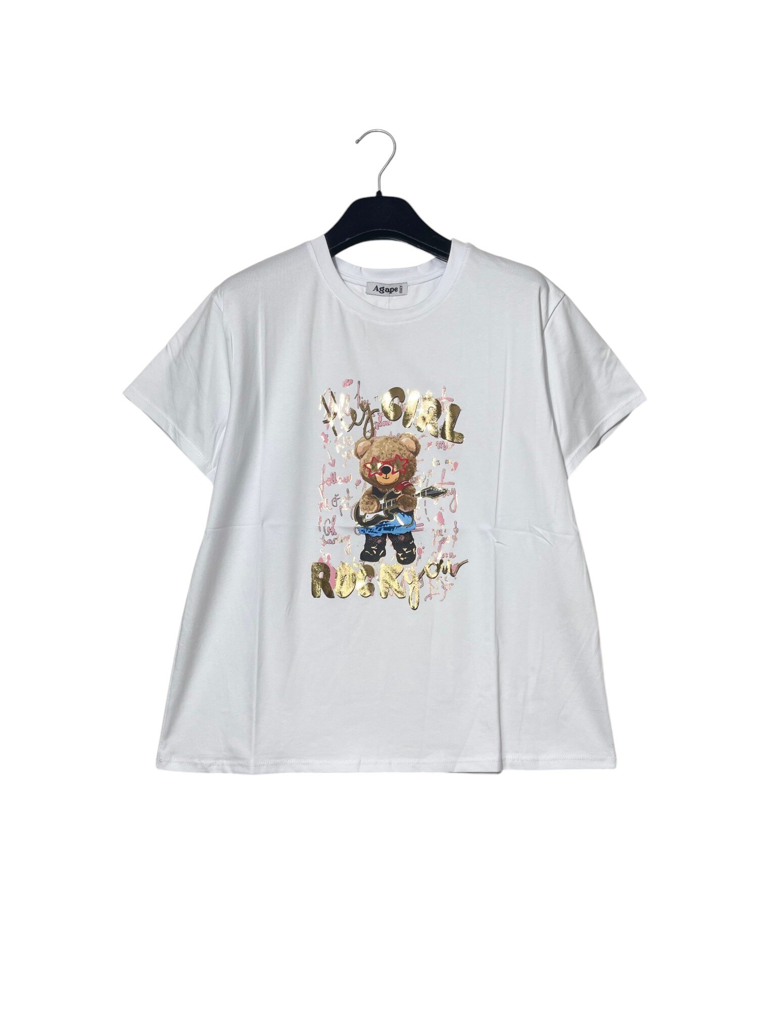 Mayorista Elegance - Camiseta de talla mediana con estampado