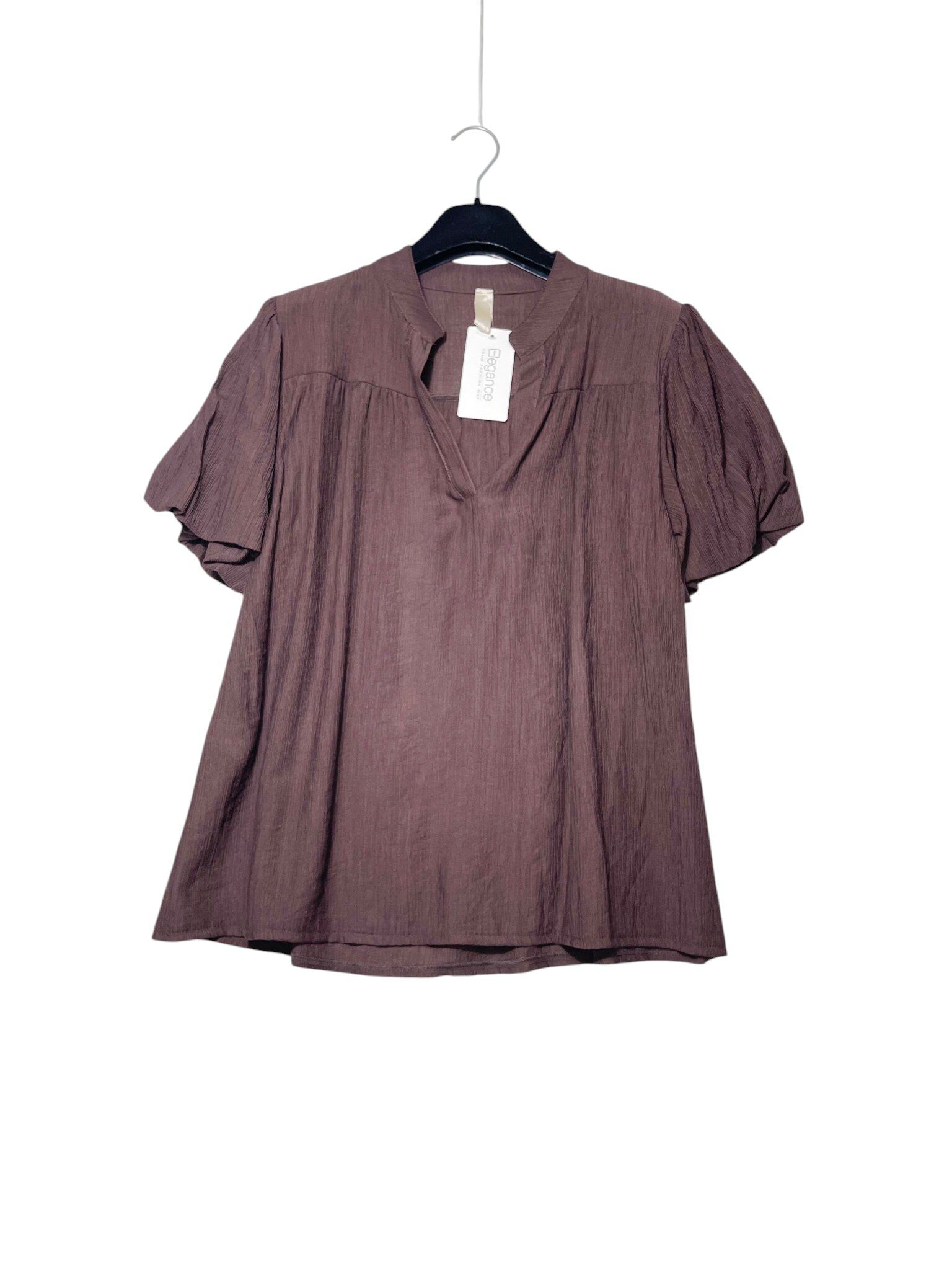 Grossiste Elegance - T-shirt oversize col en V