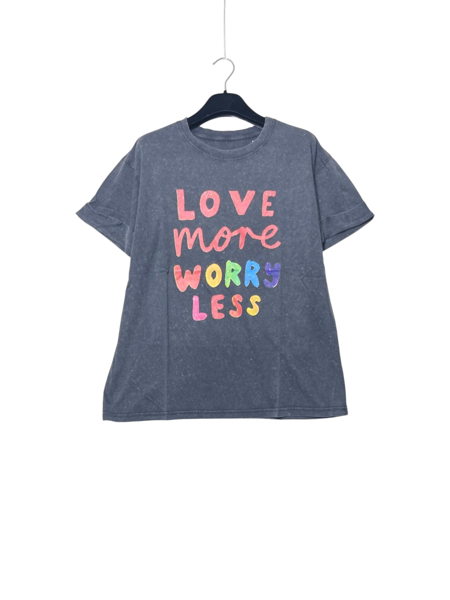 Wholesaler Elegance - Stone wash T-shirt with print