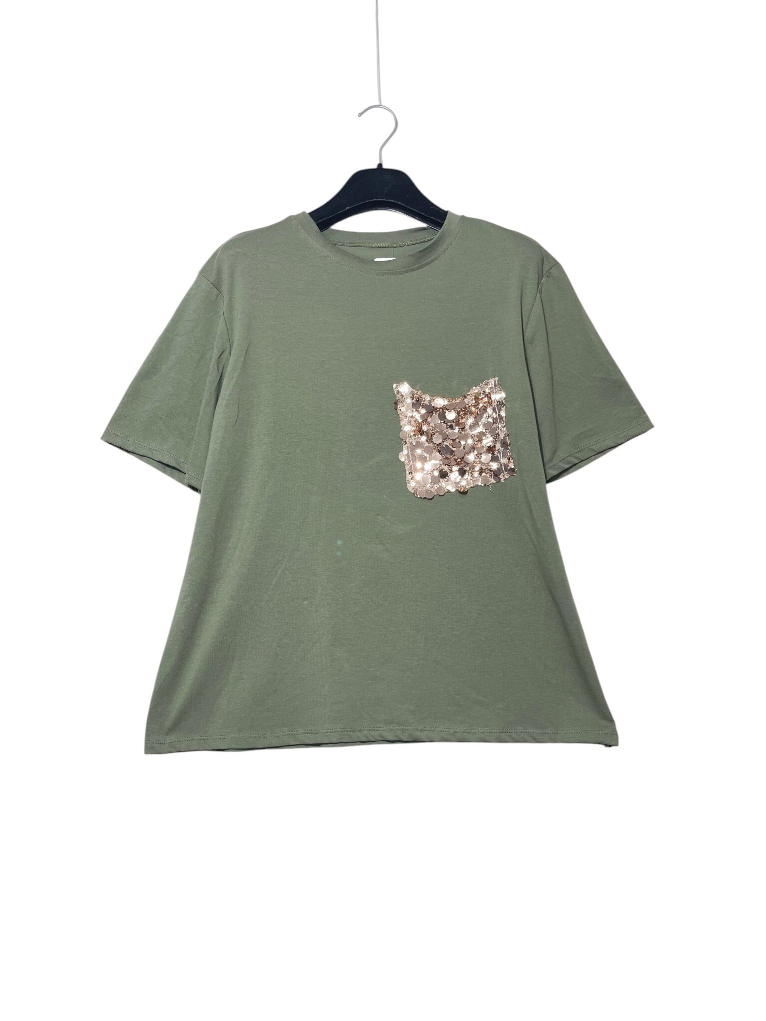 Wholesaler Elegance - T-shirt with sequin pocket