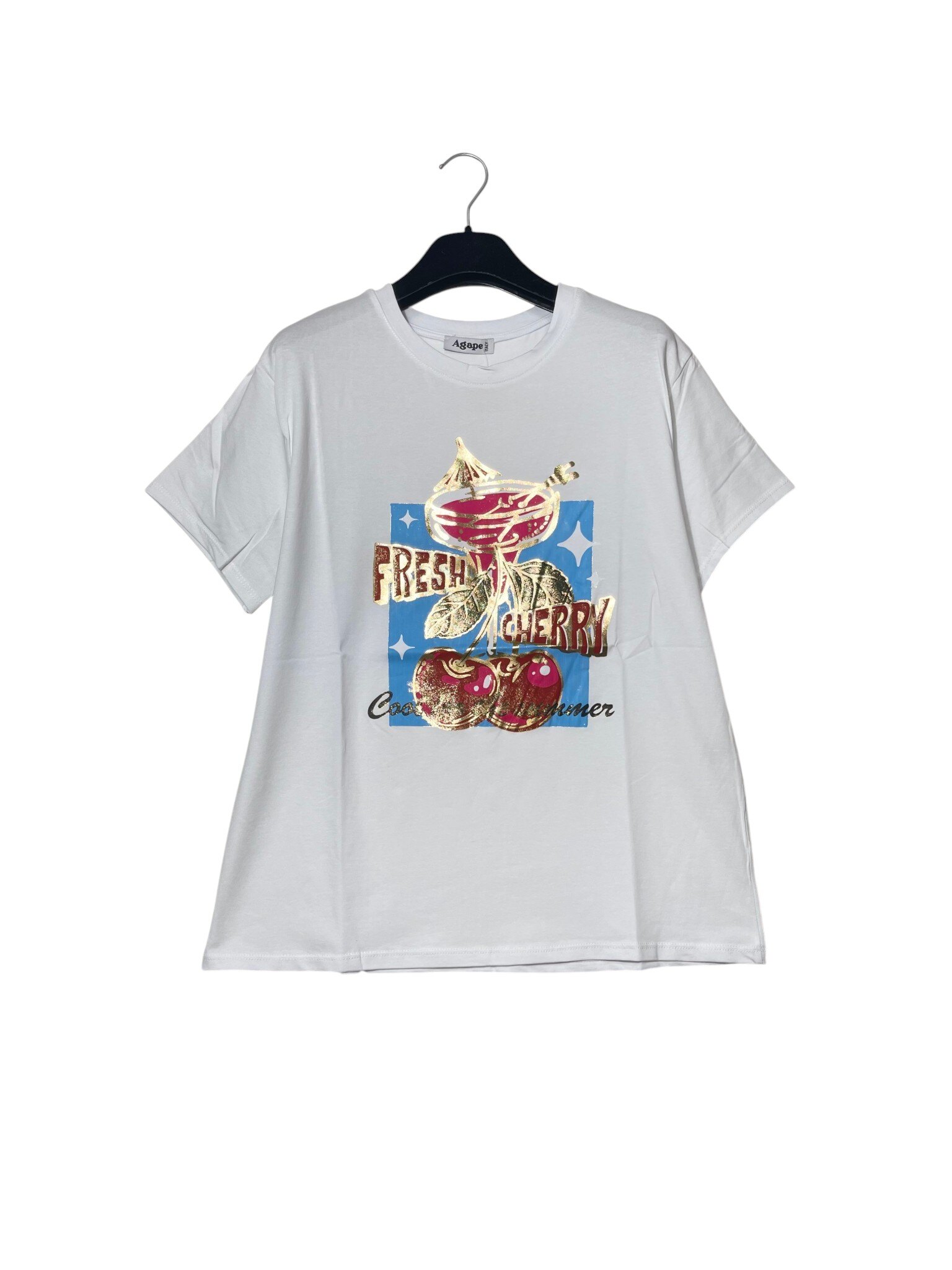 Mayorista Elegance - Camiseta de talla mediana con estampado