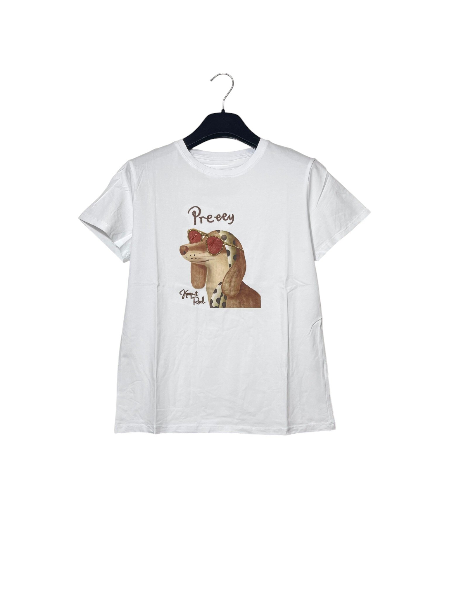 Mayorista Elegance - Camiseta con estampado de perro