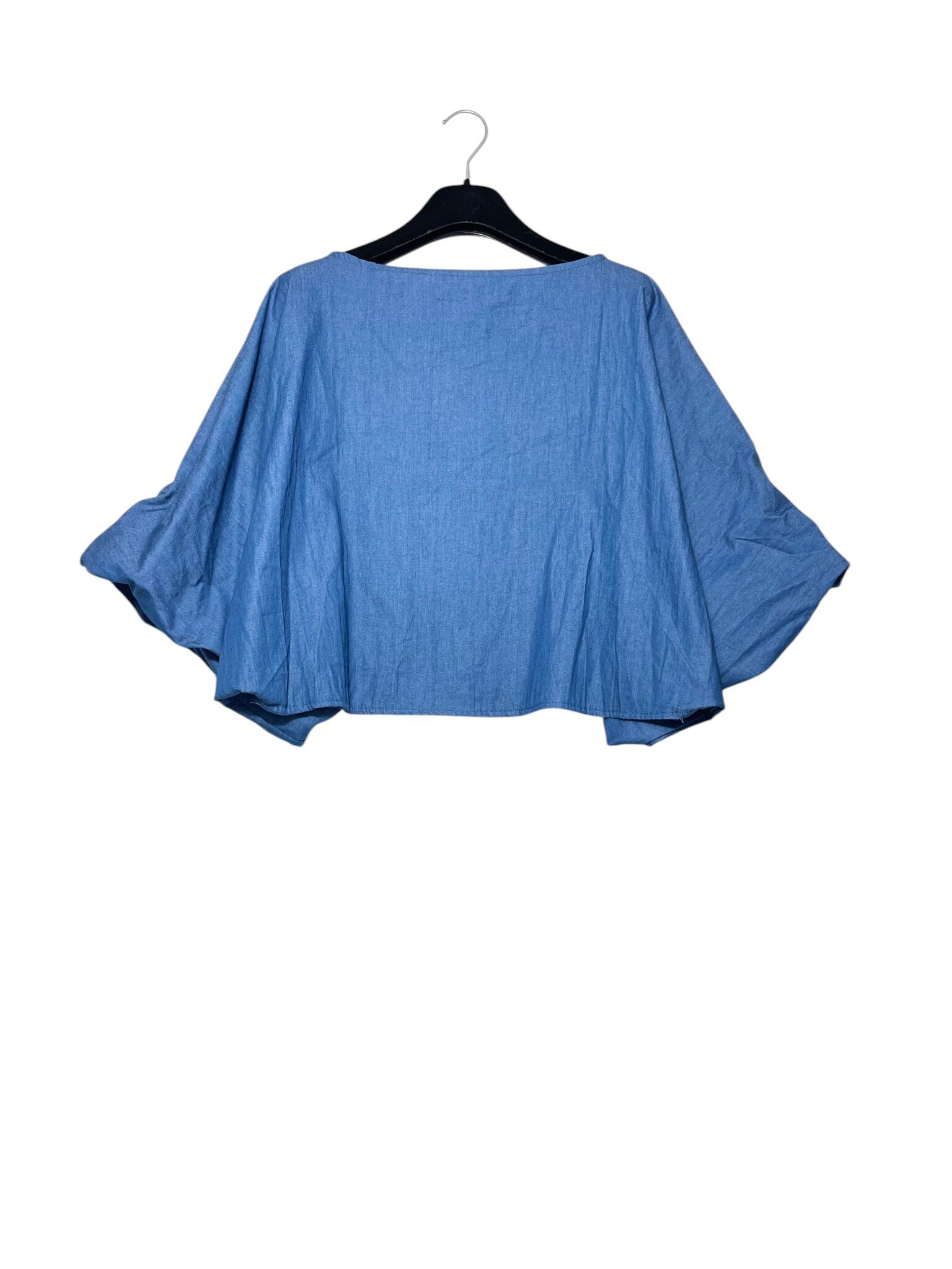 Mayorista Elegance - Camiseta oversize estilo murciélago con mangas abullonadas y botón ajustable