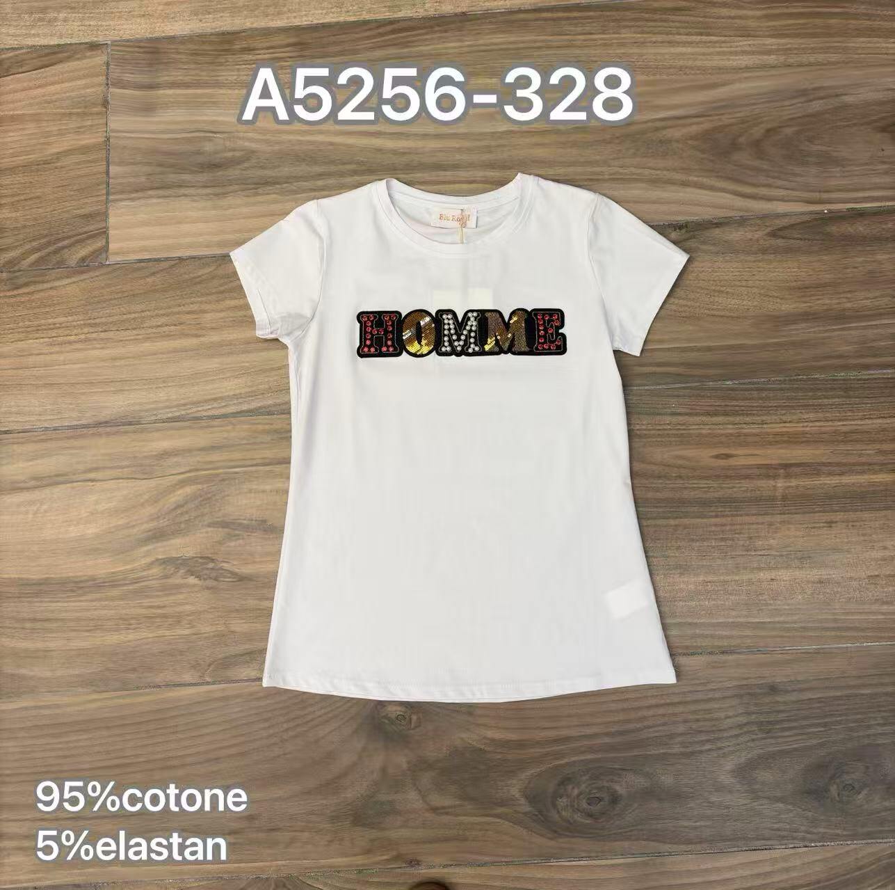 Wholesaler Elegance - Slim T-shirt with HOMME print