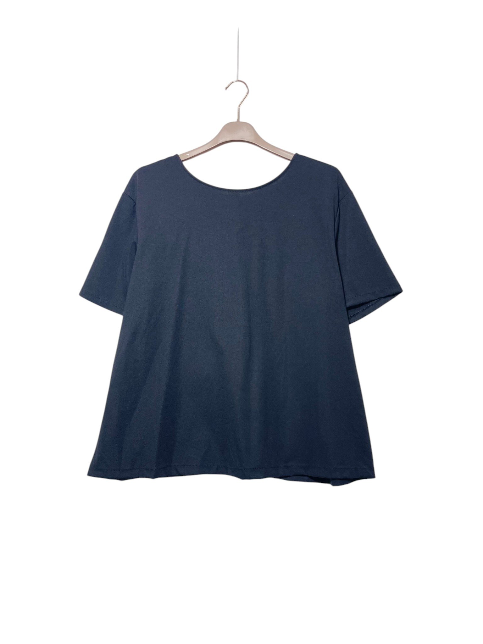 Mayorista Elegance - Camiseta talla grande de lyocell con lazo en la espalda