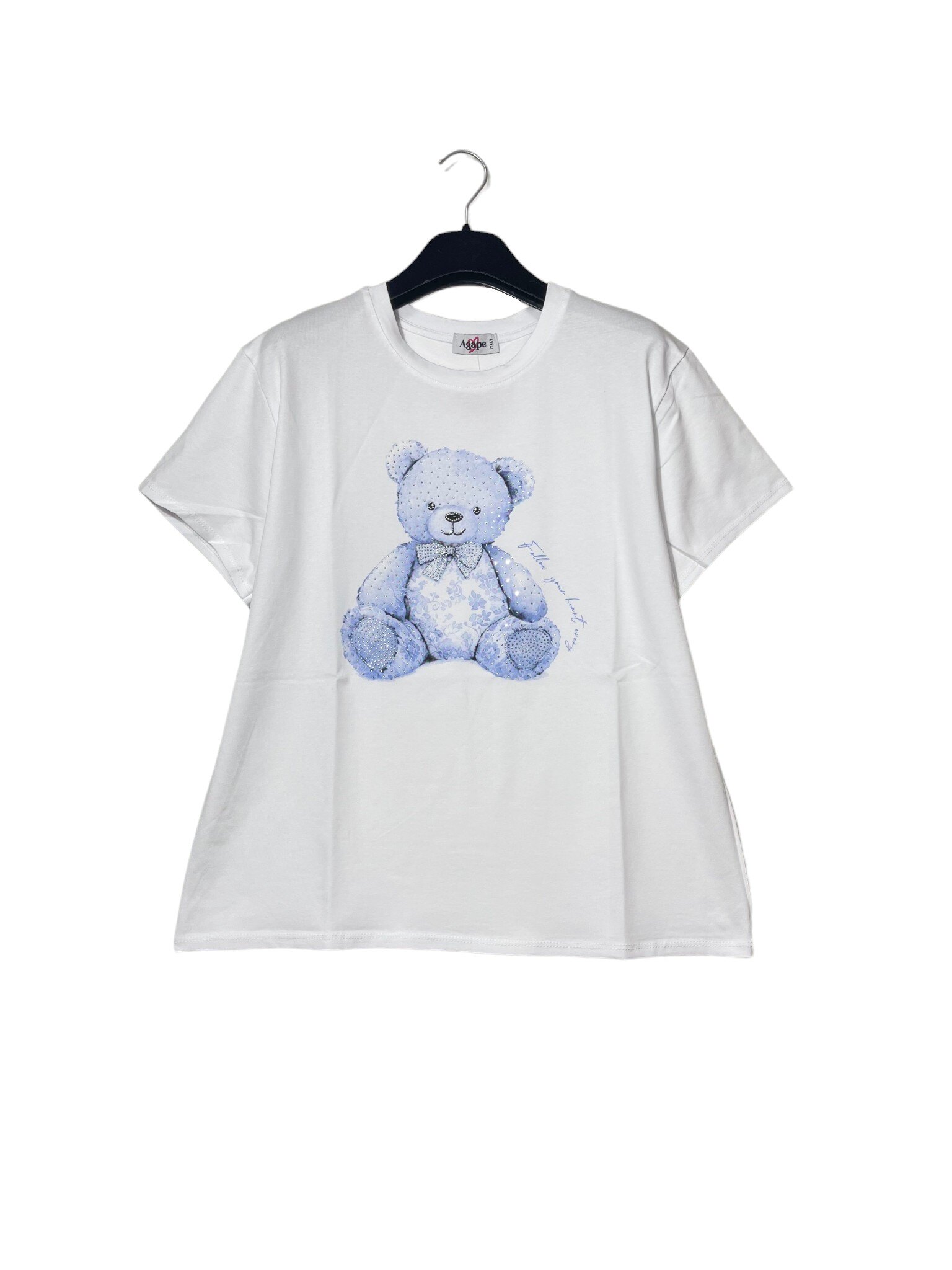 Mayorista Elegance - Camiseta de talla mediana con estampado de osito