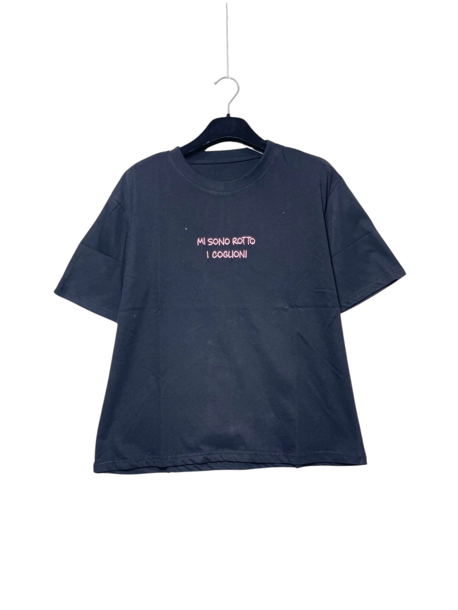 Wholesaler Elegance - Pure cotton T-shirt with embroidered text I'M FED UP