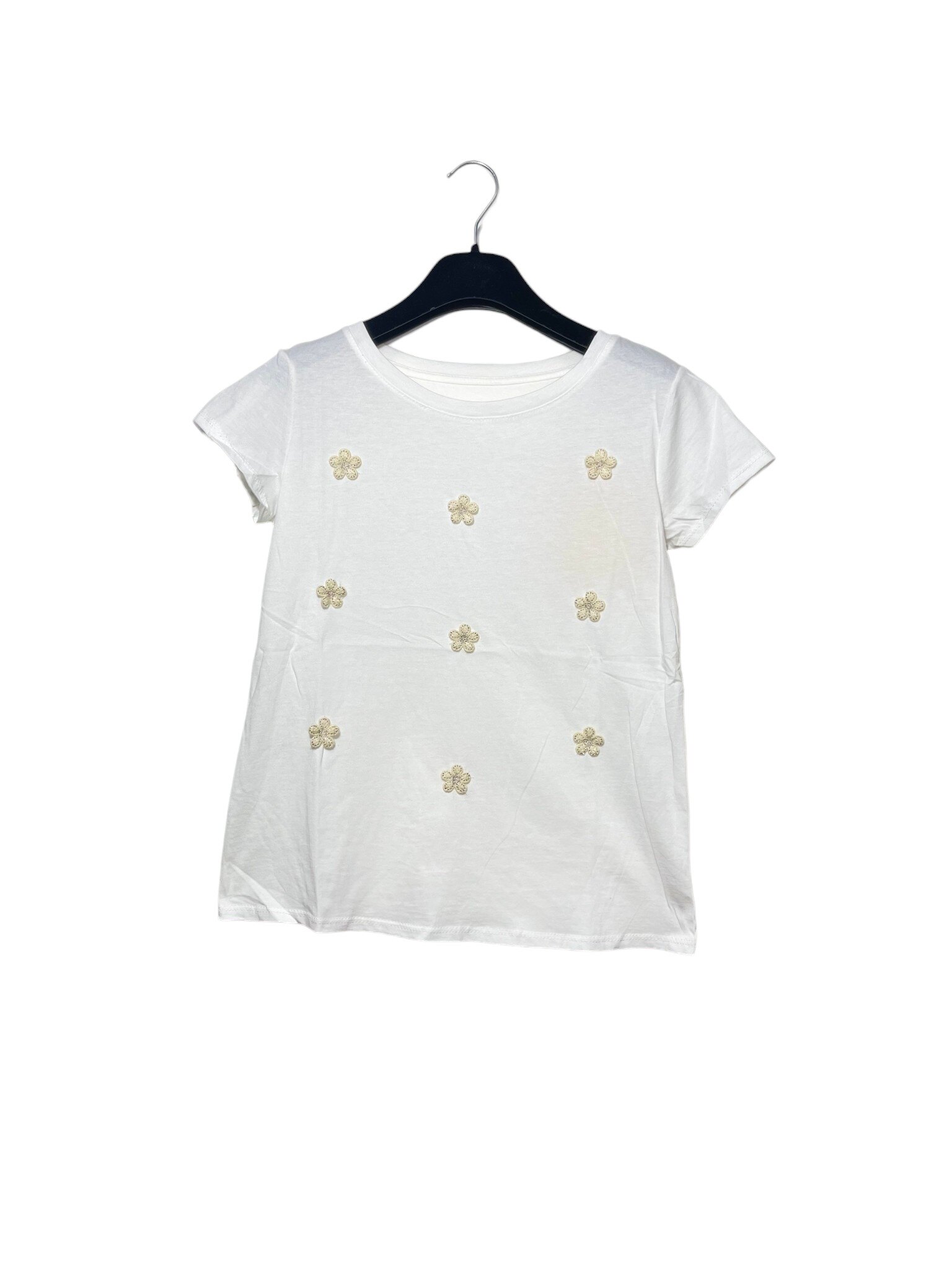 Mayorista Elegance - Camiseta con bordados florales