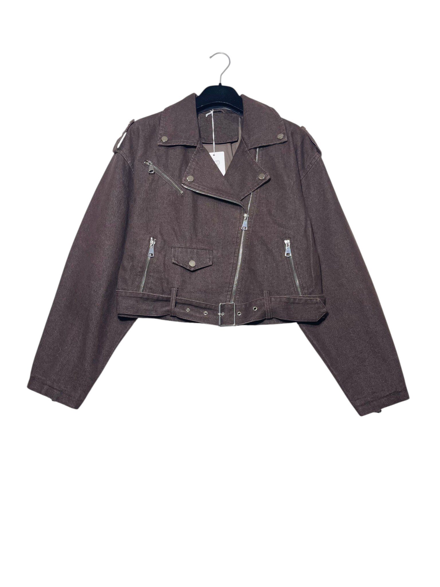 Grossiste Elegance - Veste en jean avec ceinture