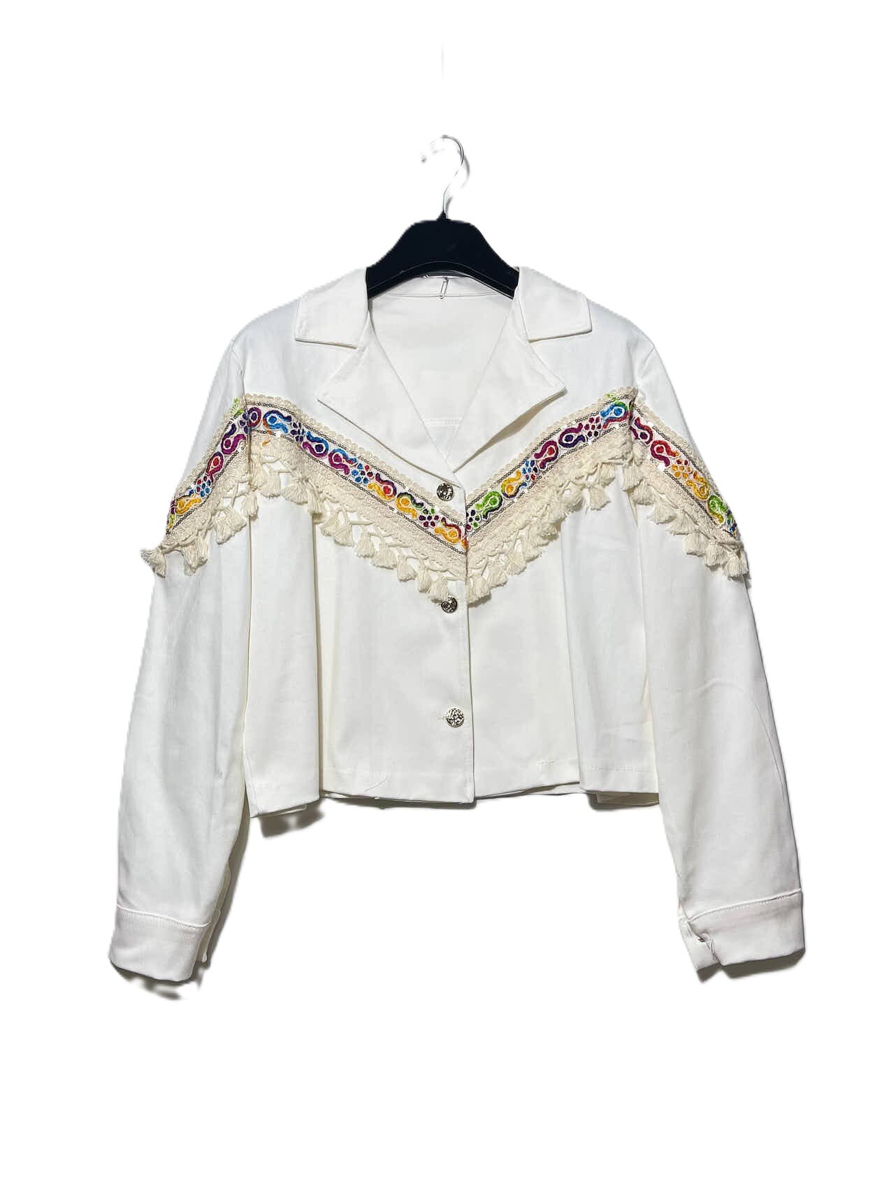 Grossista Elegance - Giacca puro cotone con ricami