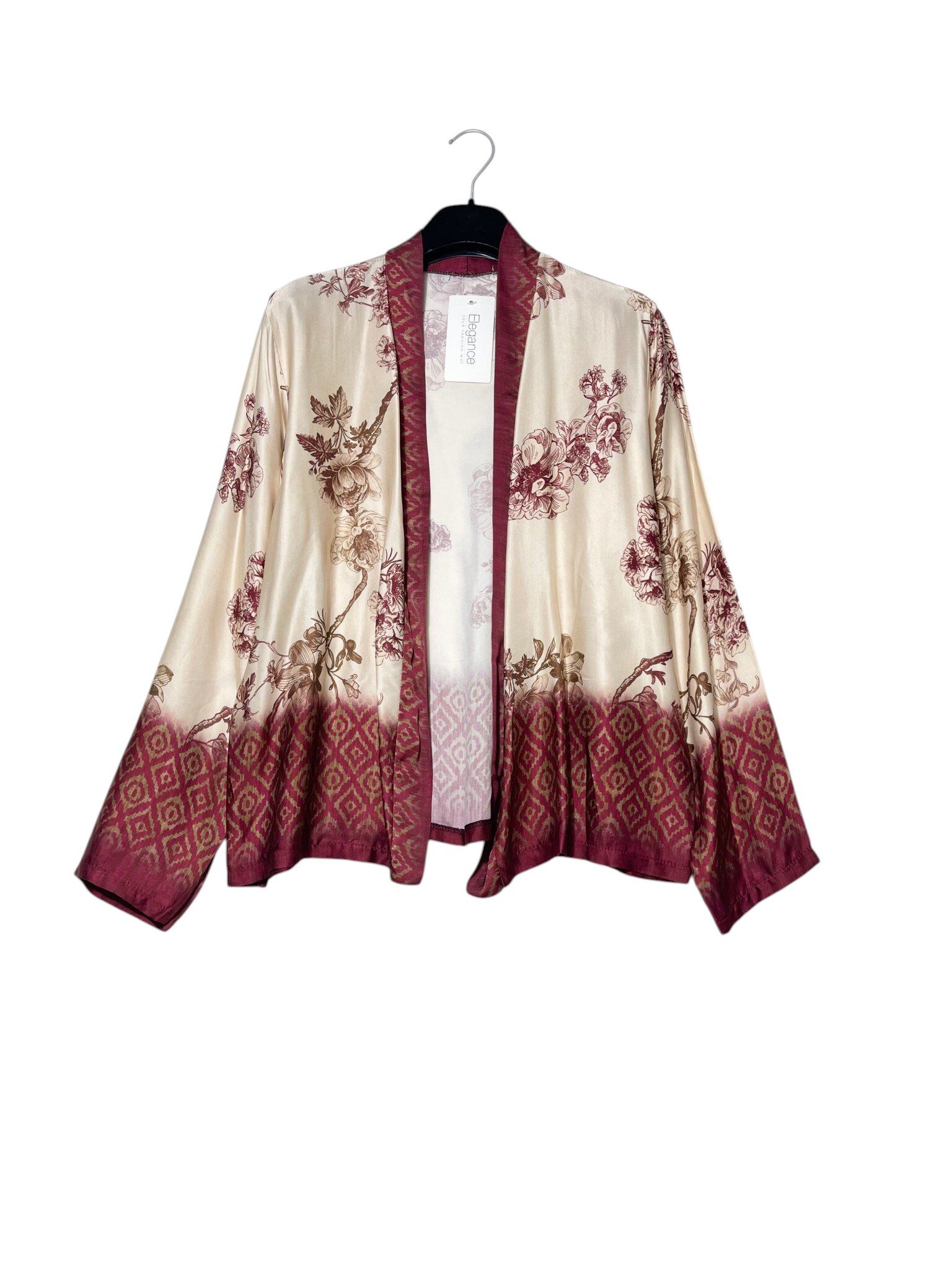 Wholesaler Elegance - Short kimono in pure viscose with print