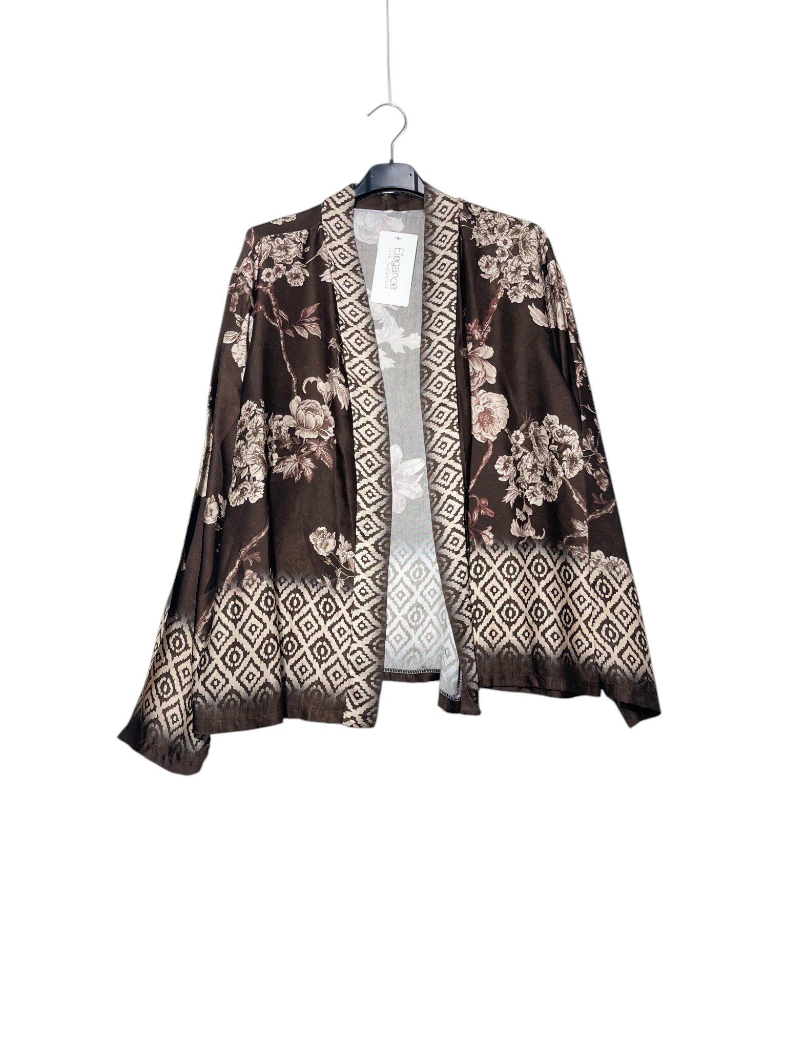 Wholesaler Elegance - Short kimono in pure viscose with print