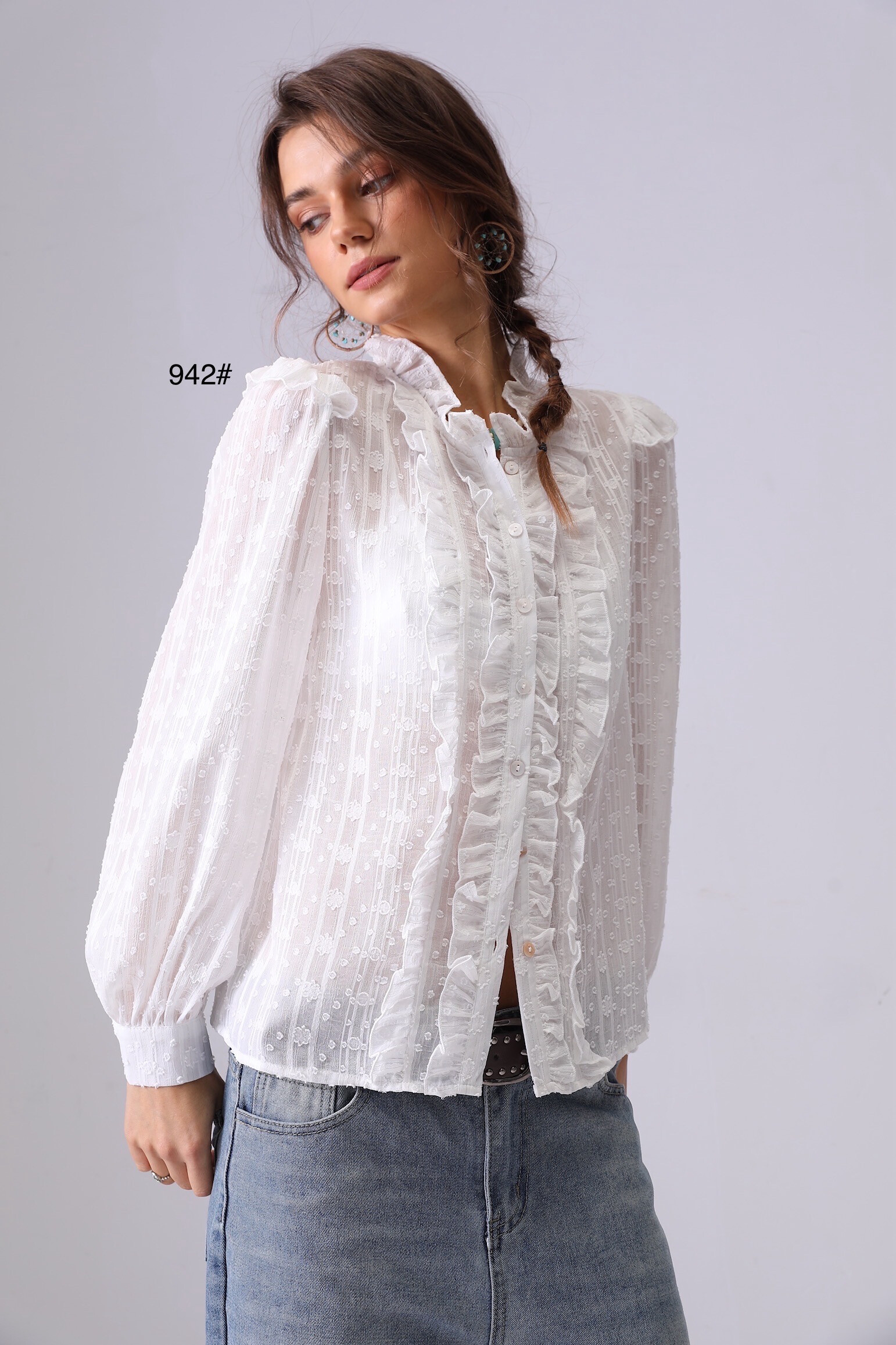 Wholesaler Elenza - embroidery shirt