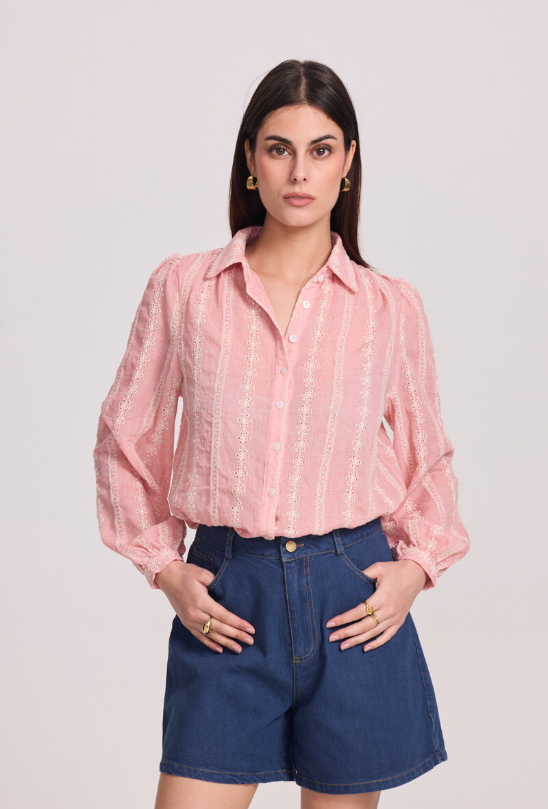 Wholesaler Elenza - embroidery shirt