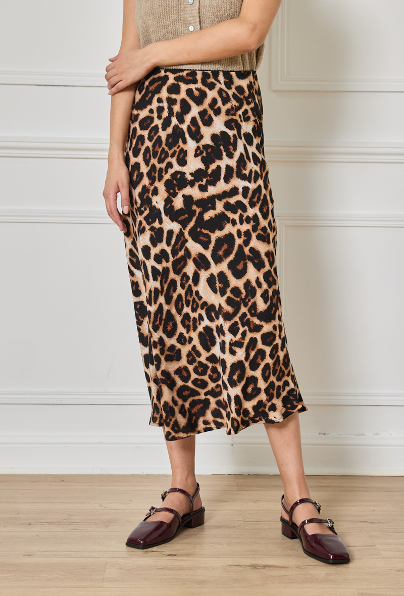 Wholesaler Elenza - Leopard skirt