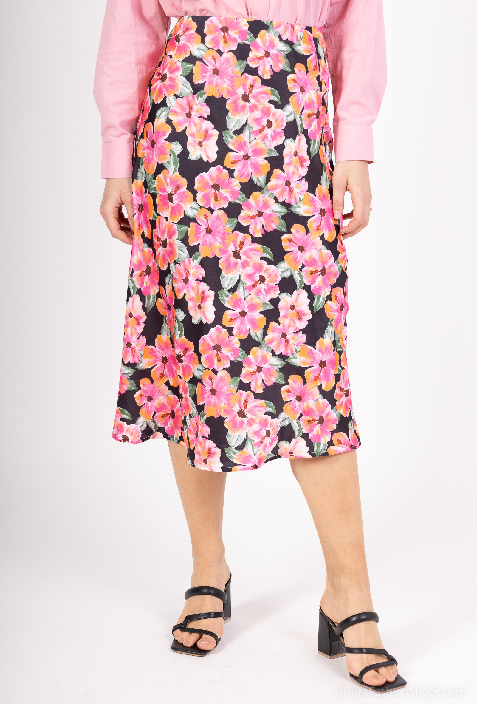 Wholesaler Elenza - Flower pattern skirt