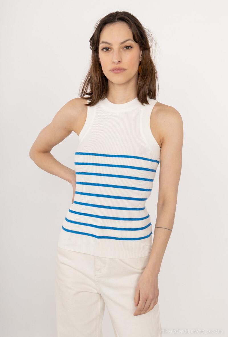 Großhändler Elina Studio - Geripptes Stricktop